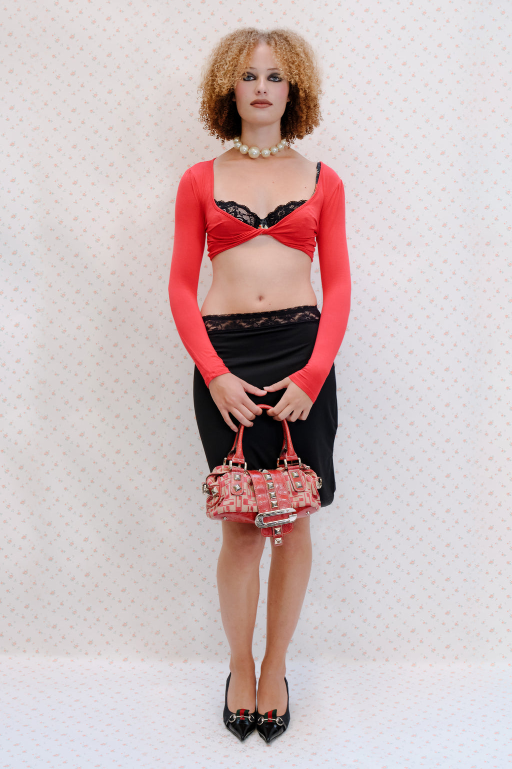 Red Cropped Top