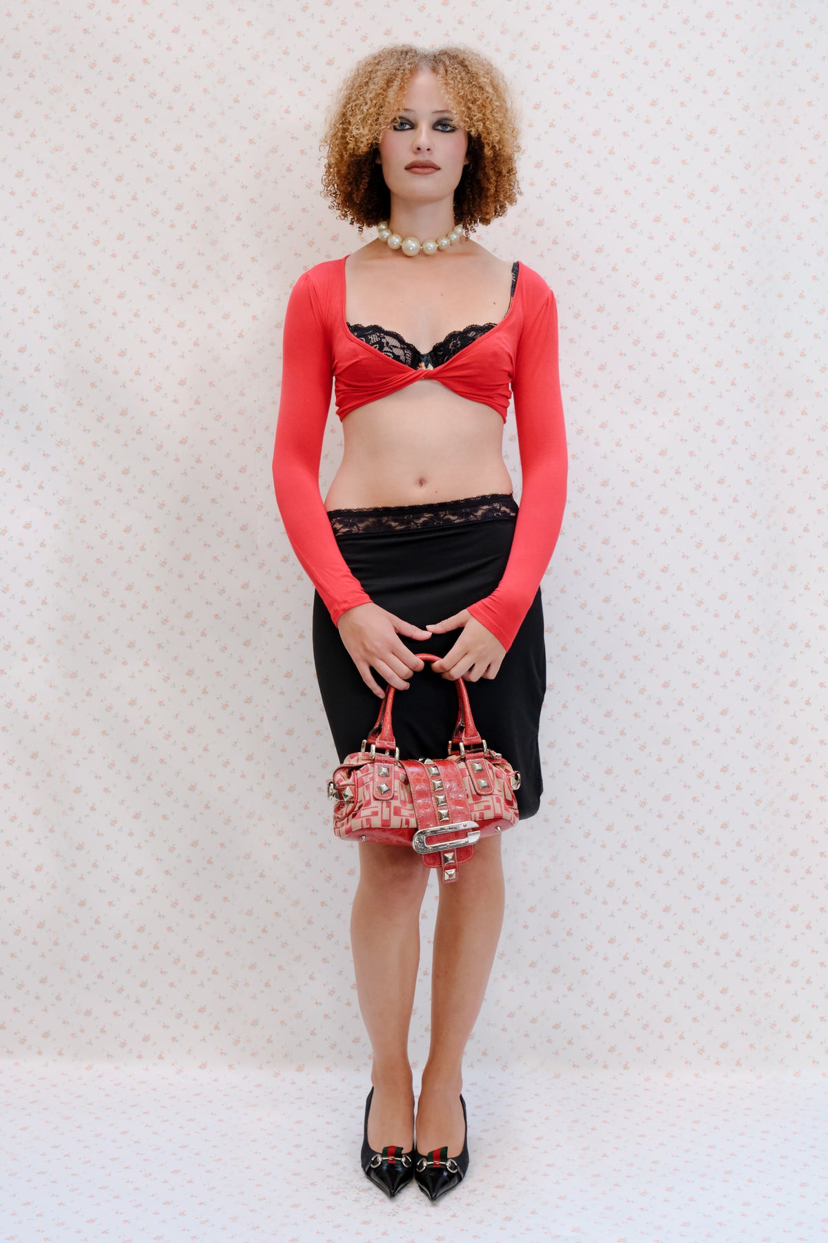 Red Cropped Top