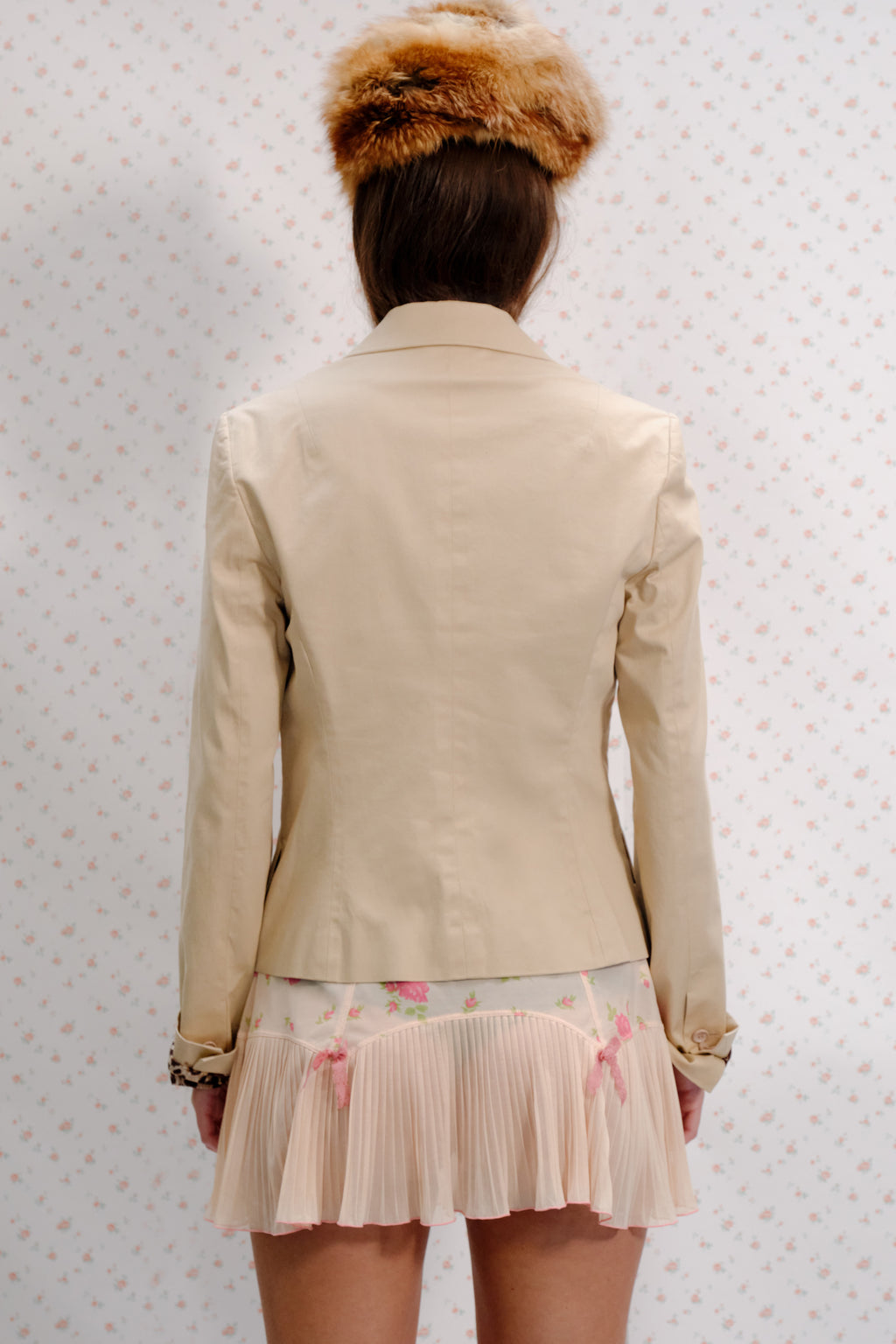 Beige Tailored Blazer