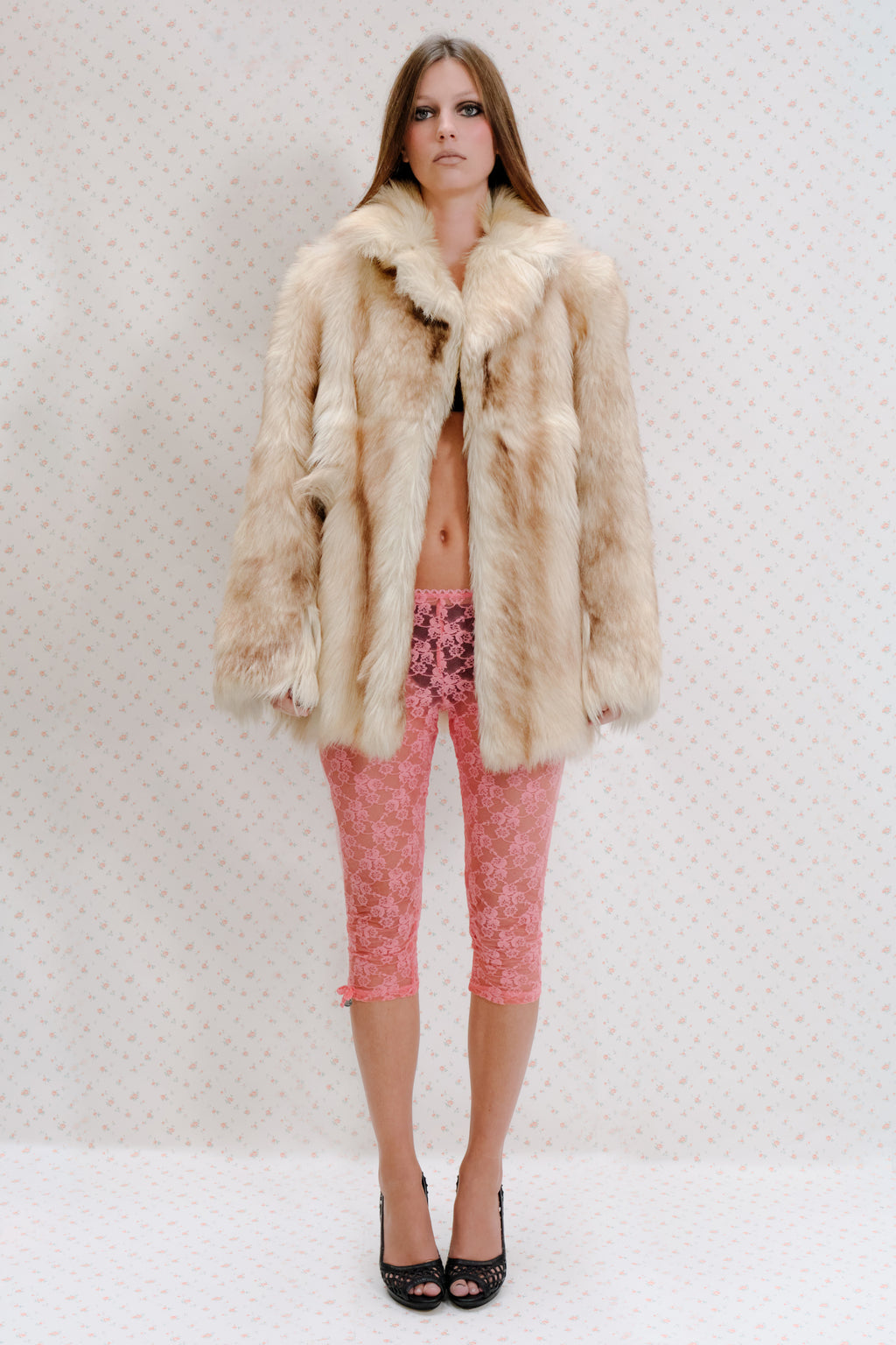 Cream Fur Coat