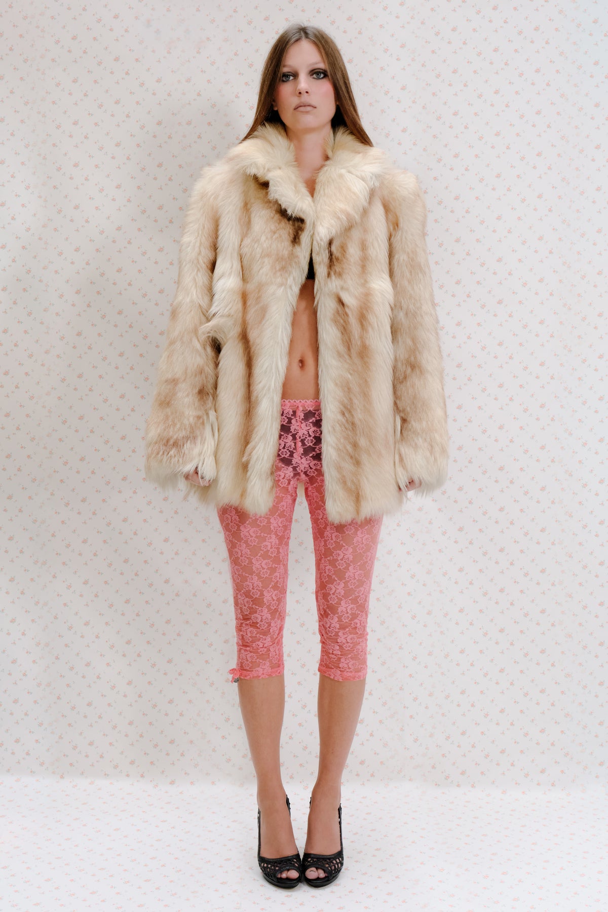 Cream Fur Coat
