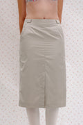 Beige Midi Skirt