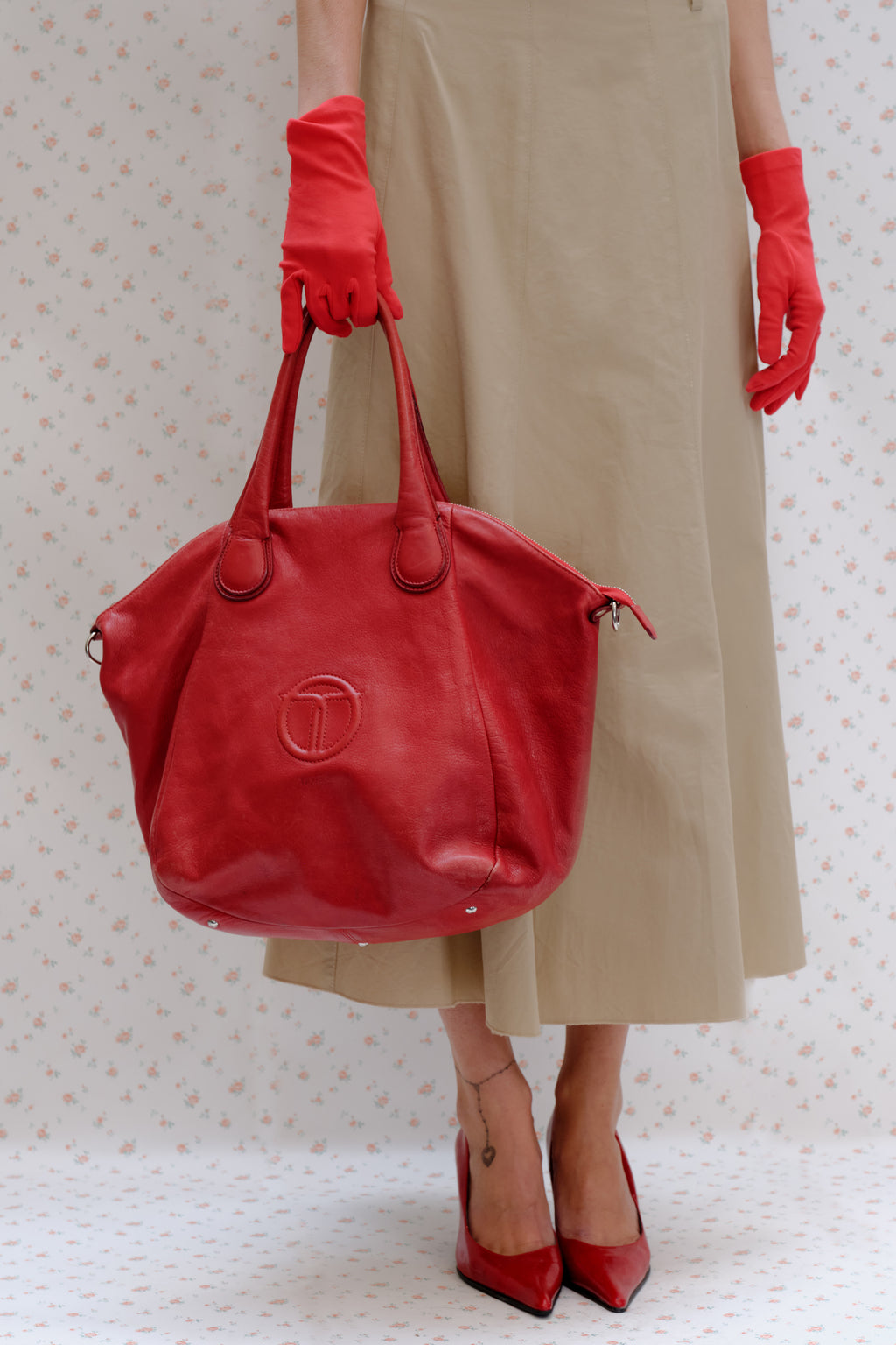 Red Leather Bag