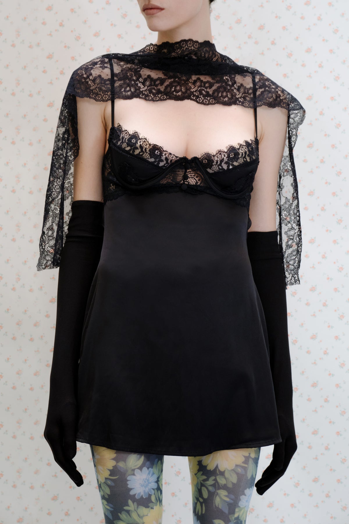 Black Lace Babydoll