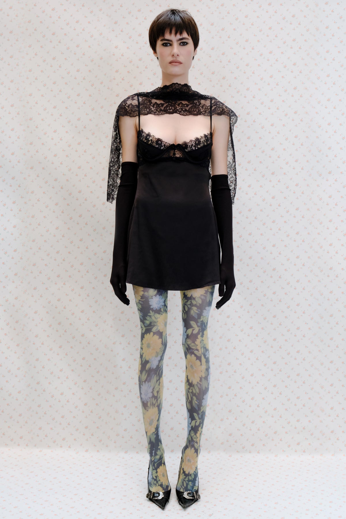 Black Lace Babydoll