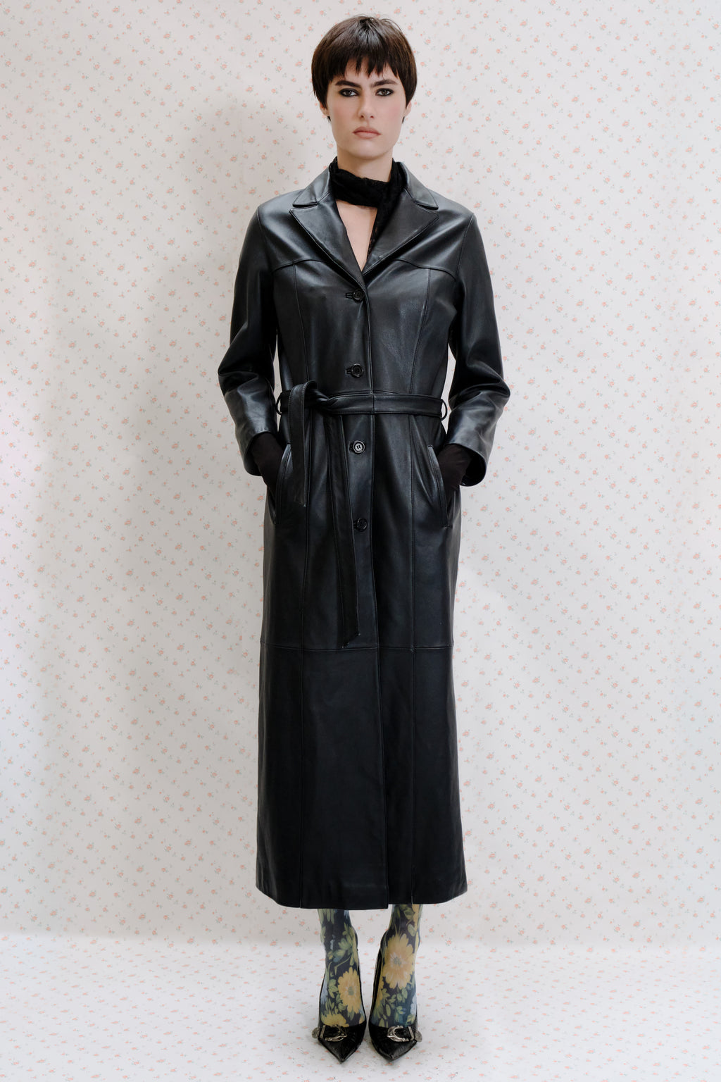 Black Leather Coat