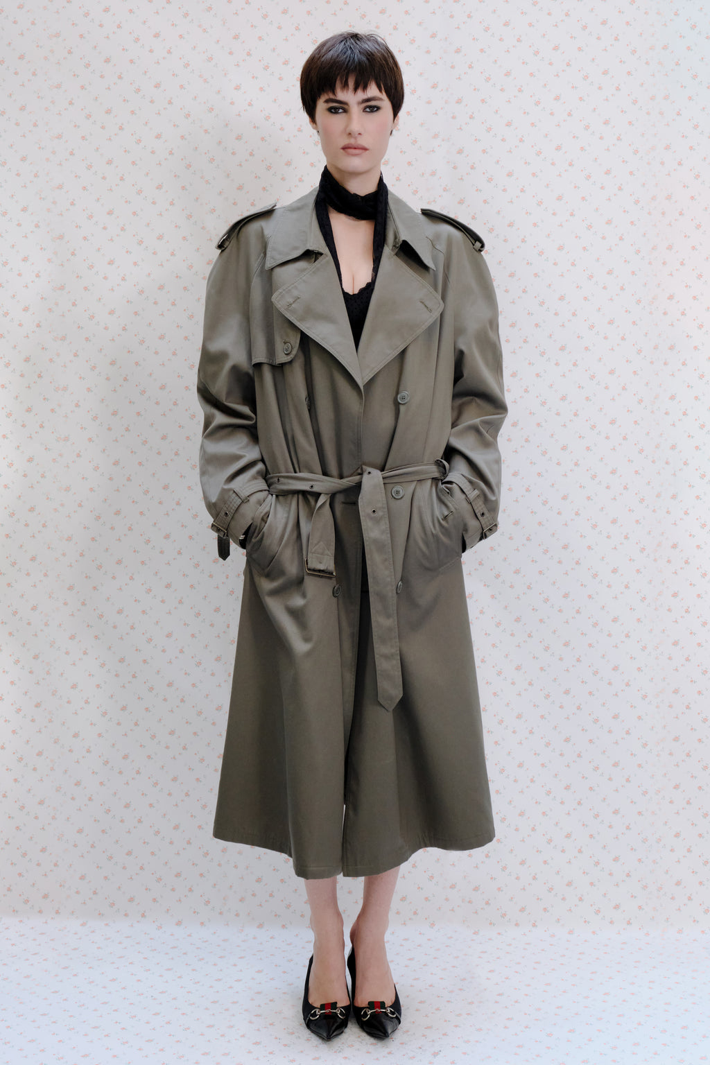JUPITER Khaki Trench Coat