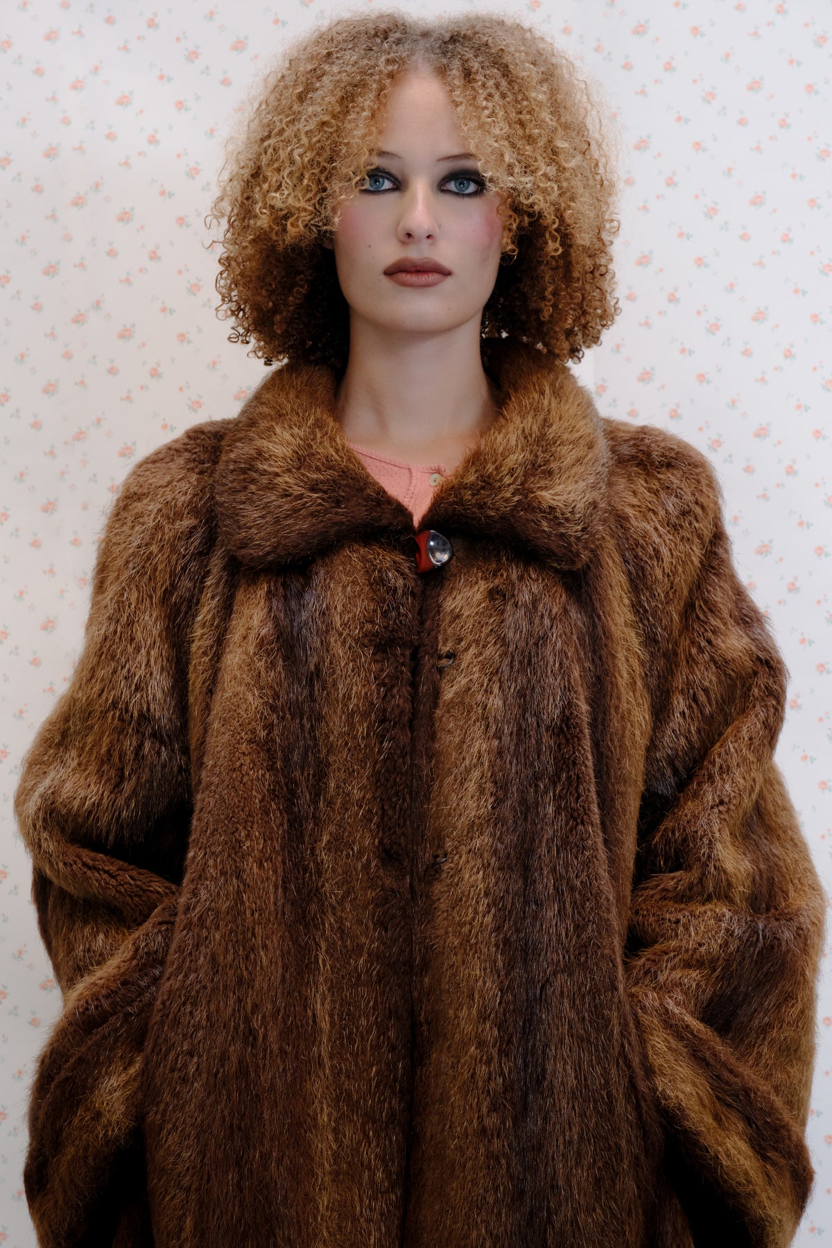 Brown Vintage Fur Coat