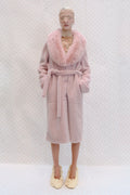 Vintage Faux Fur Pink Coat