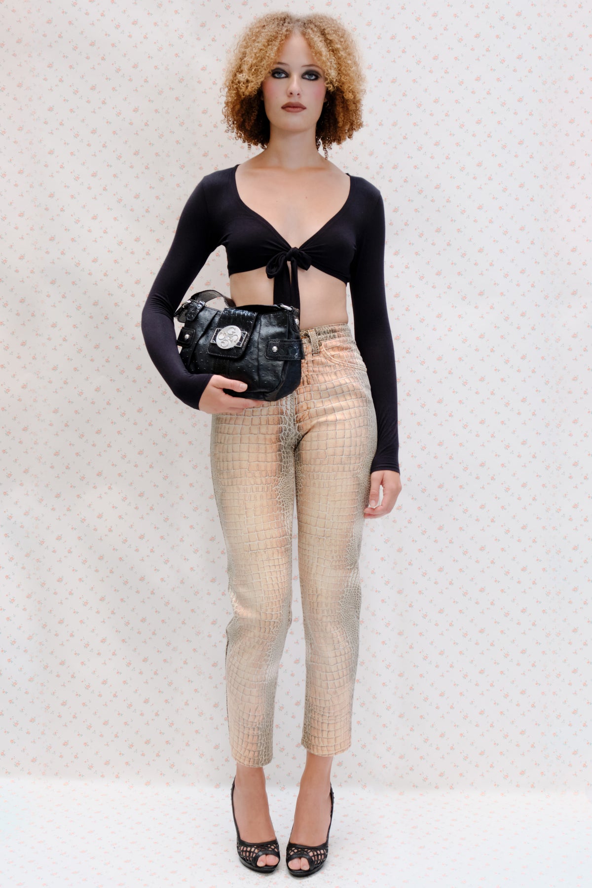 Black Long-Sleeve Top