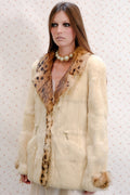 Crimora Cream Fur Coat