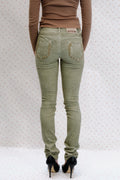 JOHN GALLIANO Vintage Khaki Low-Rise Jeans