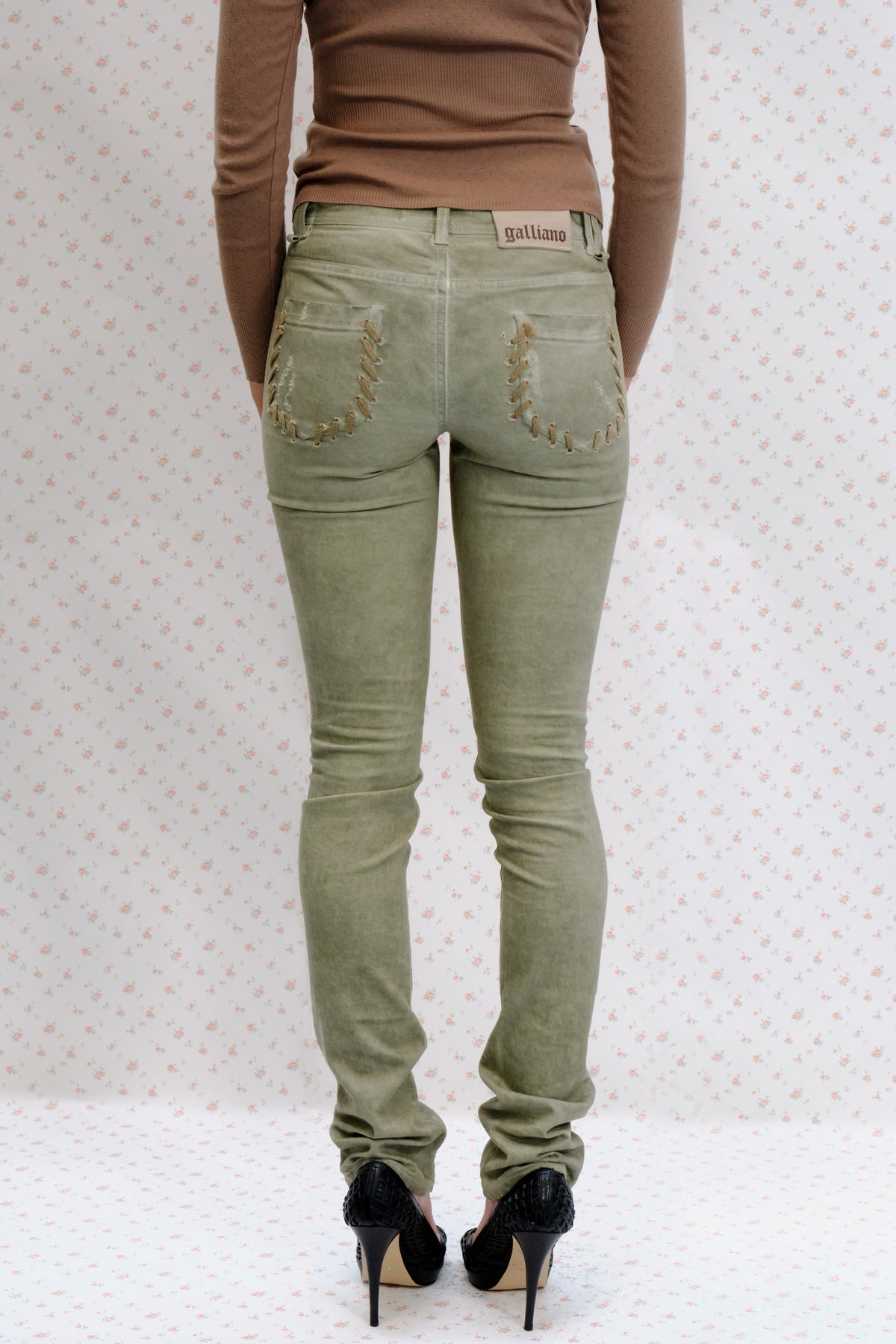Vintage Khaki Low-Rise Jeans