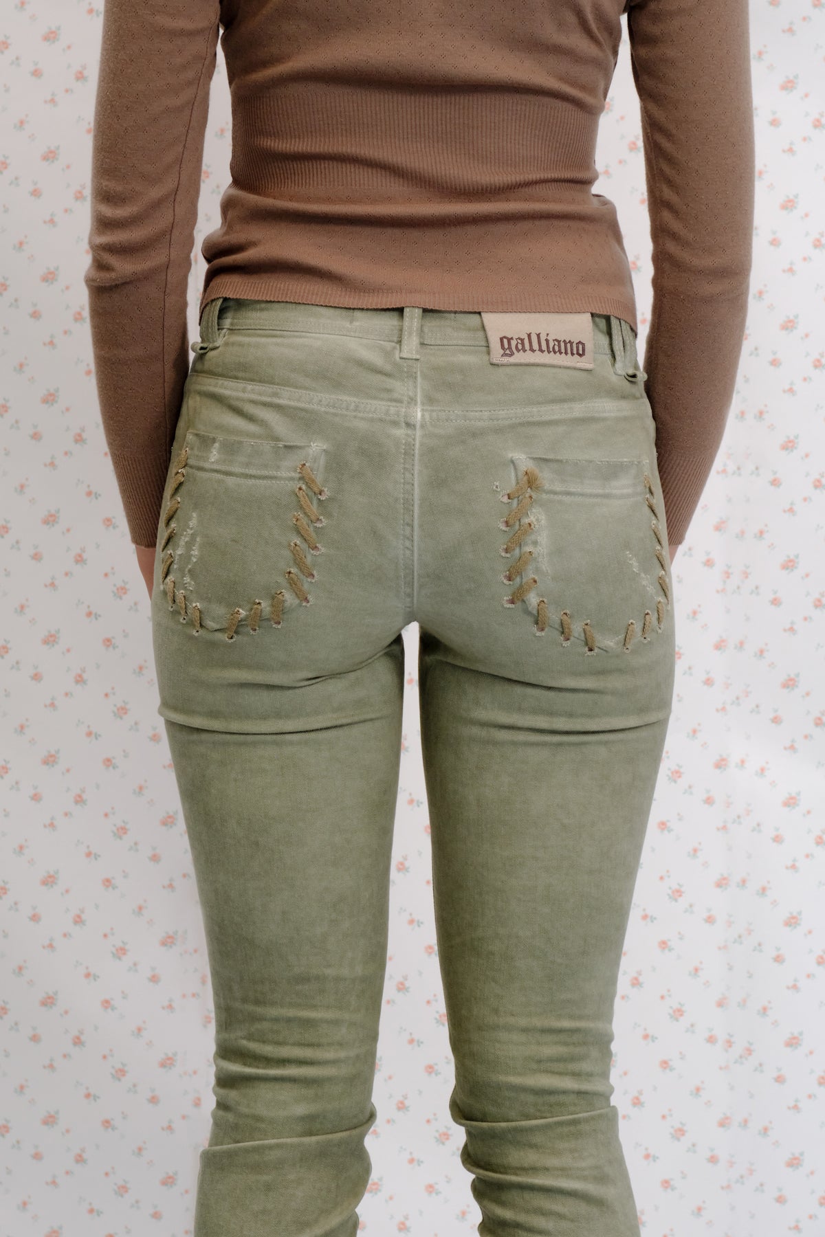Vintage Khaki Low-Rise Jeans