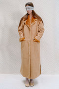 Beige Faux Shearling Coat