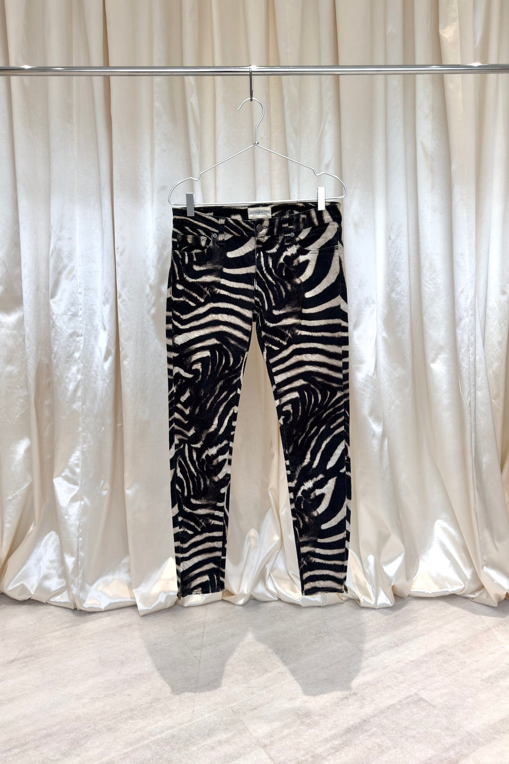 Zebra Print Jeans