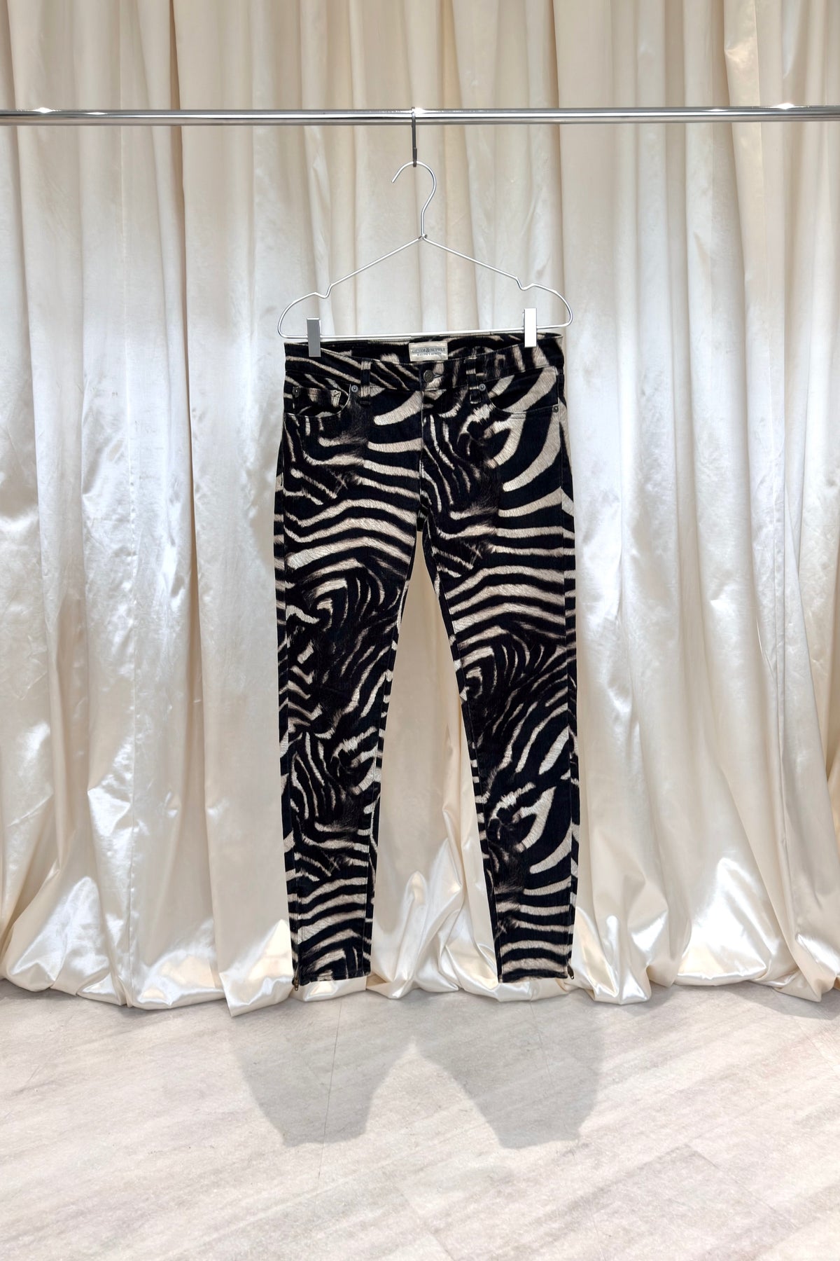 Zebra Print Jeans
