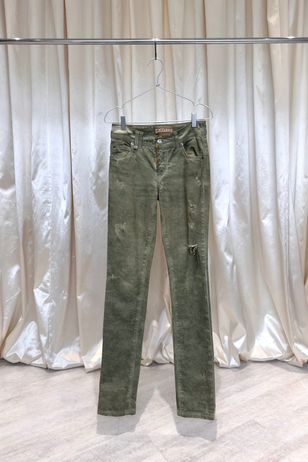 Vintage Khaki Low-Rise Jeans