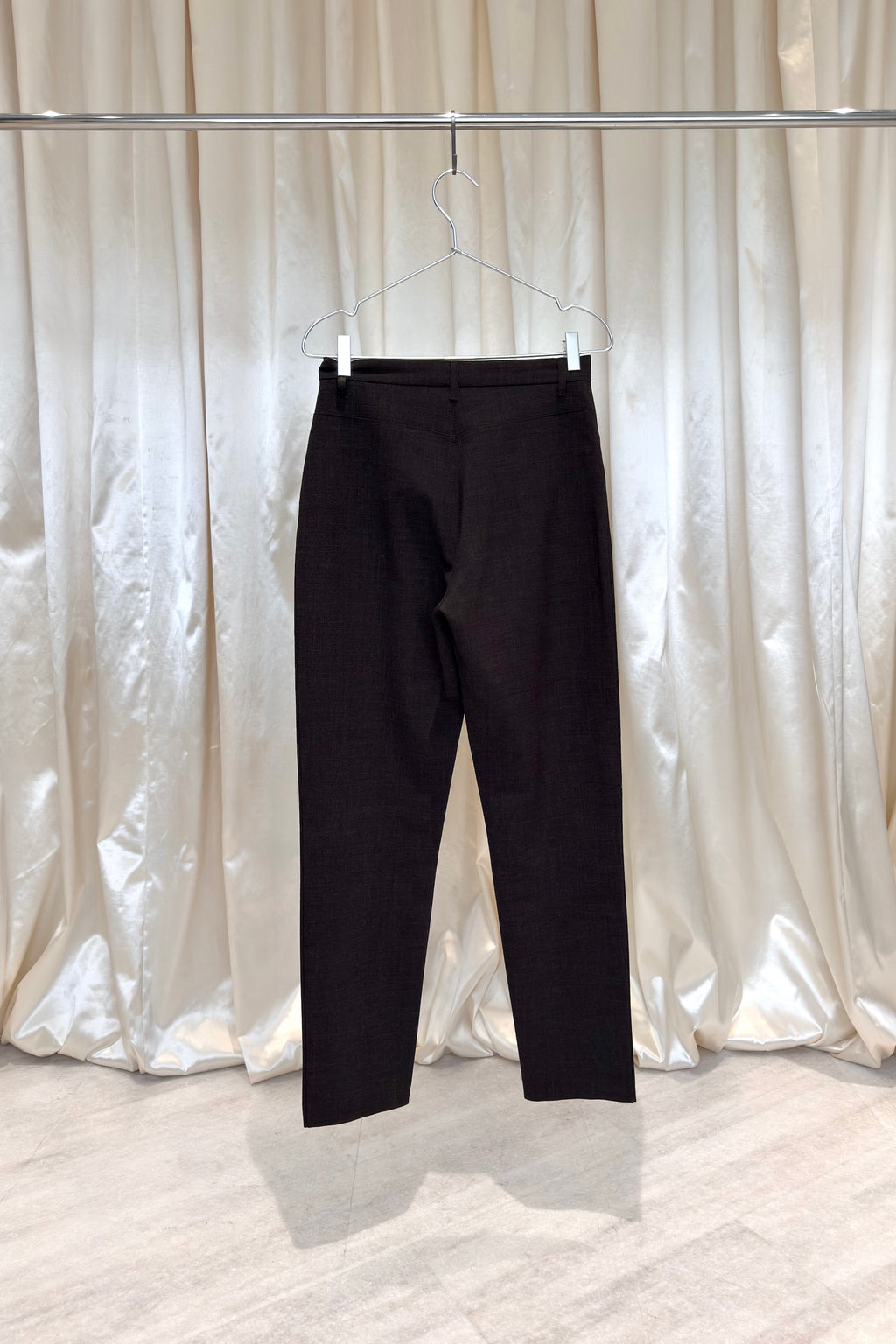 Dark Brown Tailored Trousers