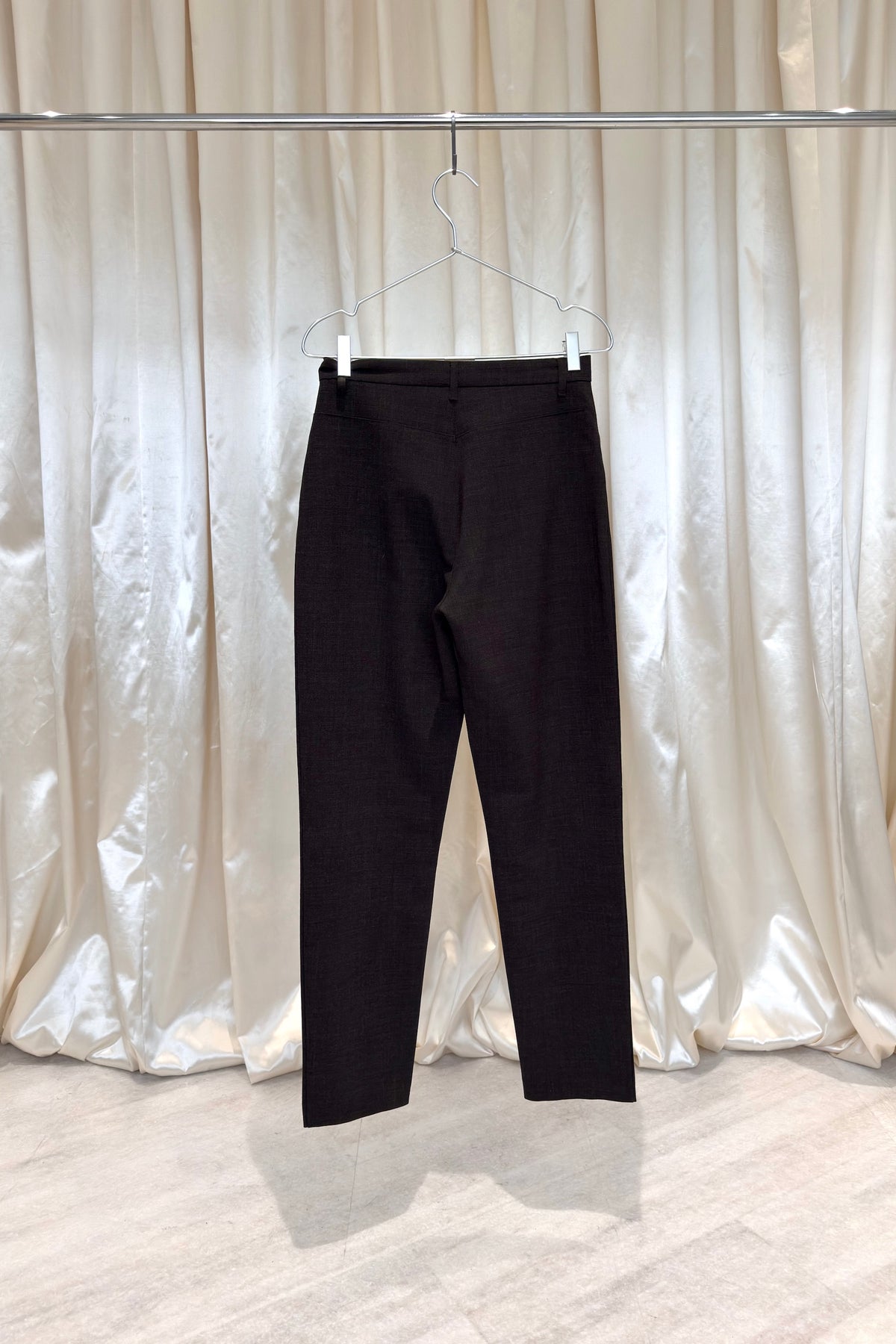 Dark Brown Tailored Trousers