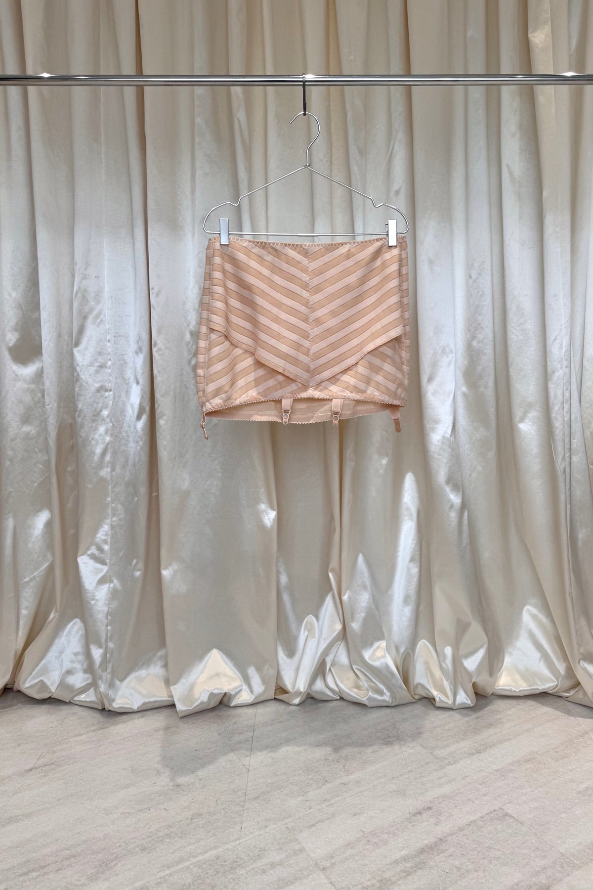 Vintage Striped Girdle Skirt
