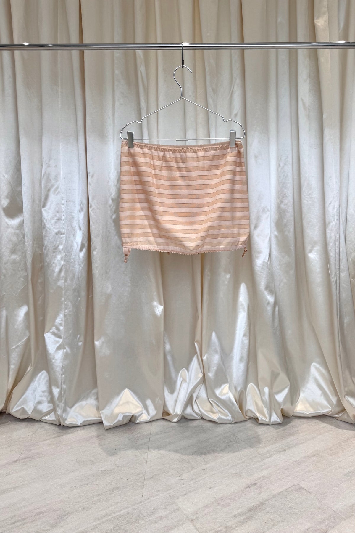 Vintage Striped Girdle Skirt