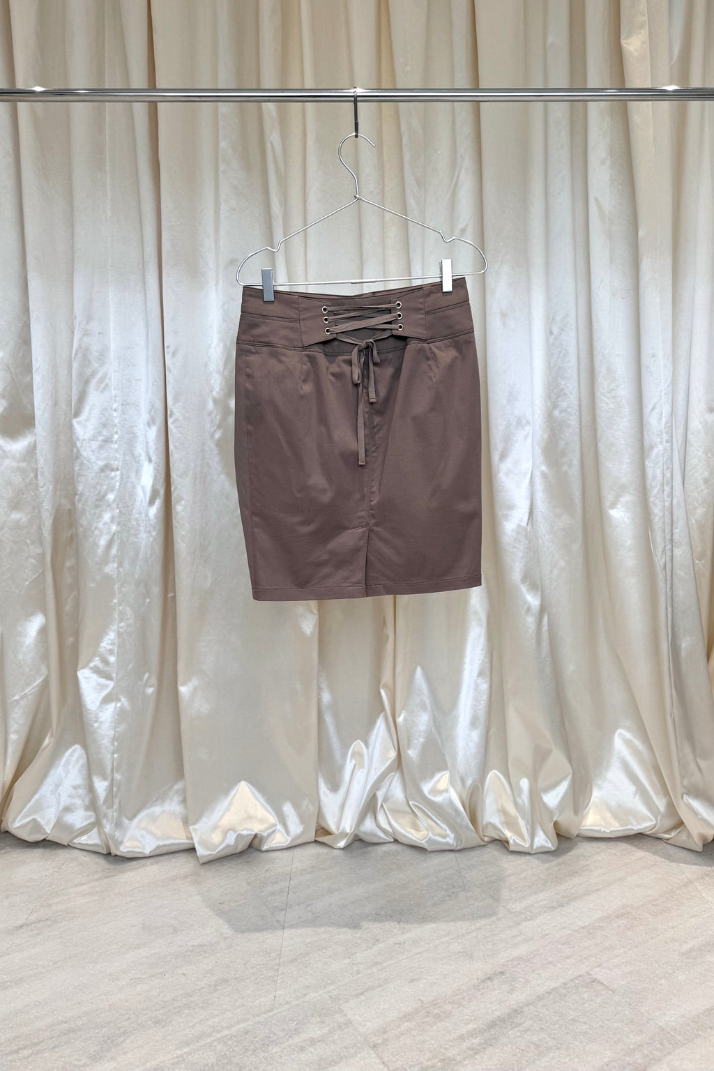 GUESS Lace-Up Pencil Skirt