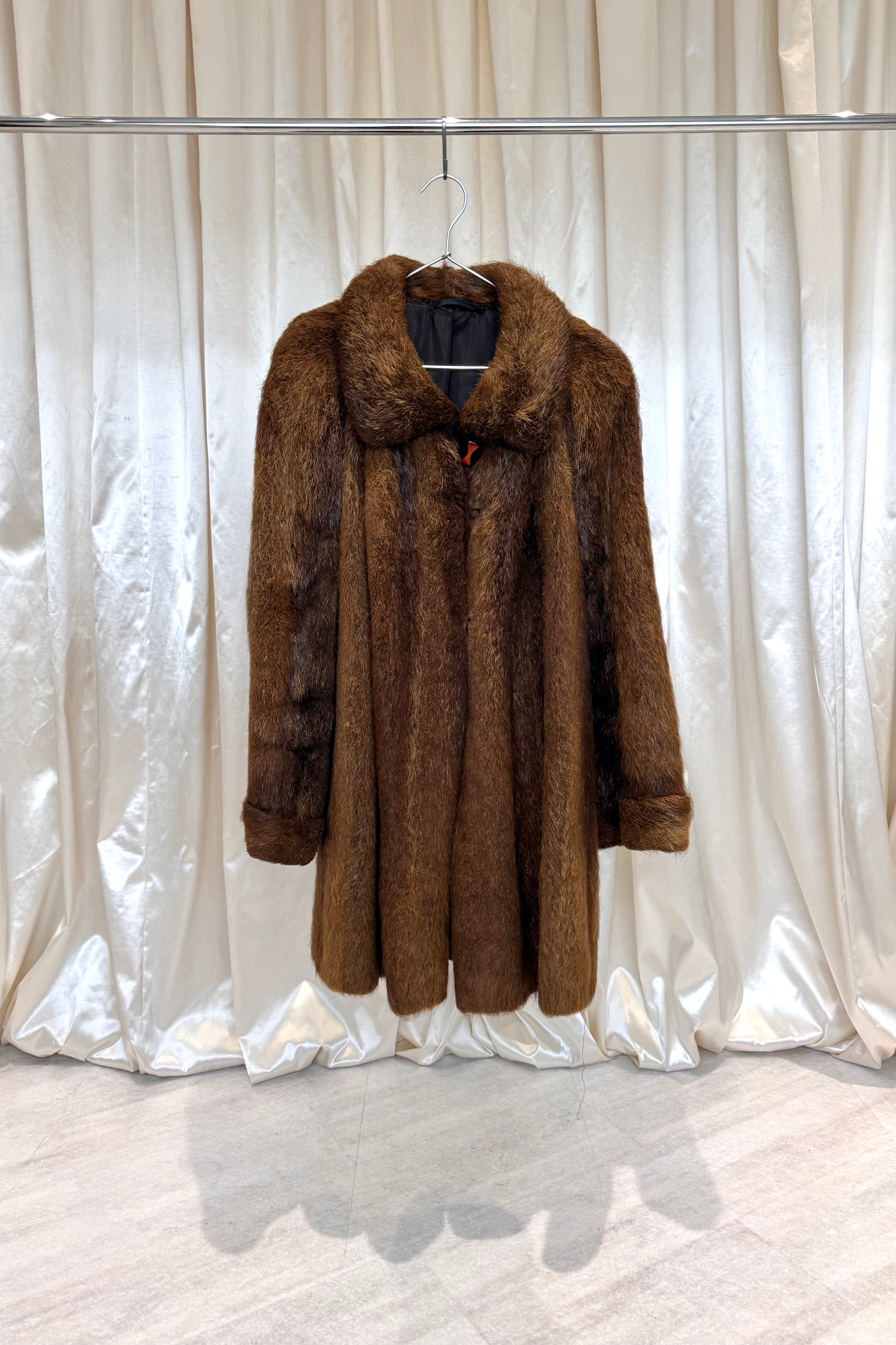 Brown Vintage Fur Coat