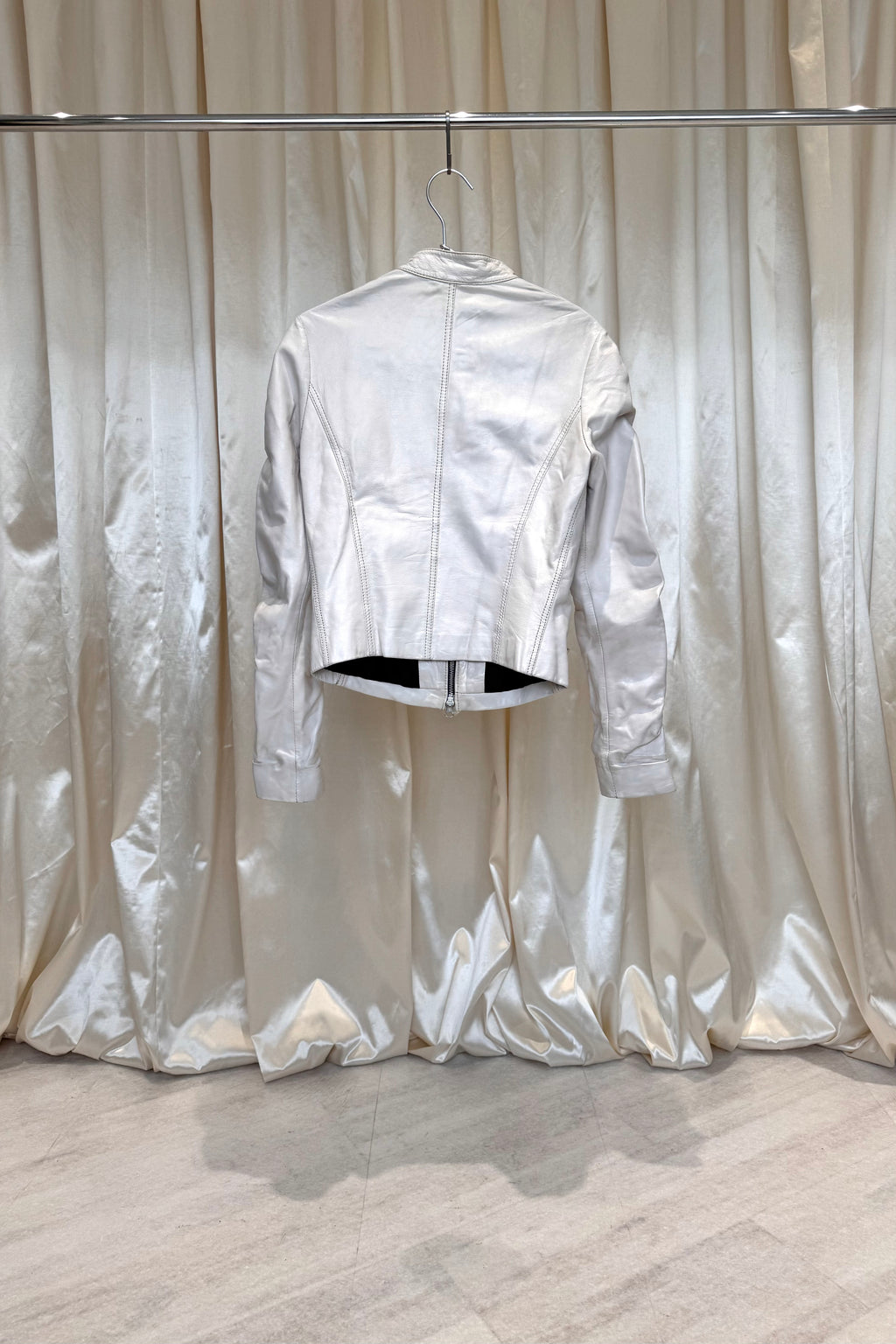 White Leather Jacket