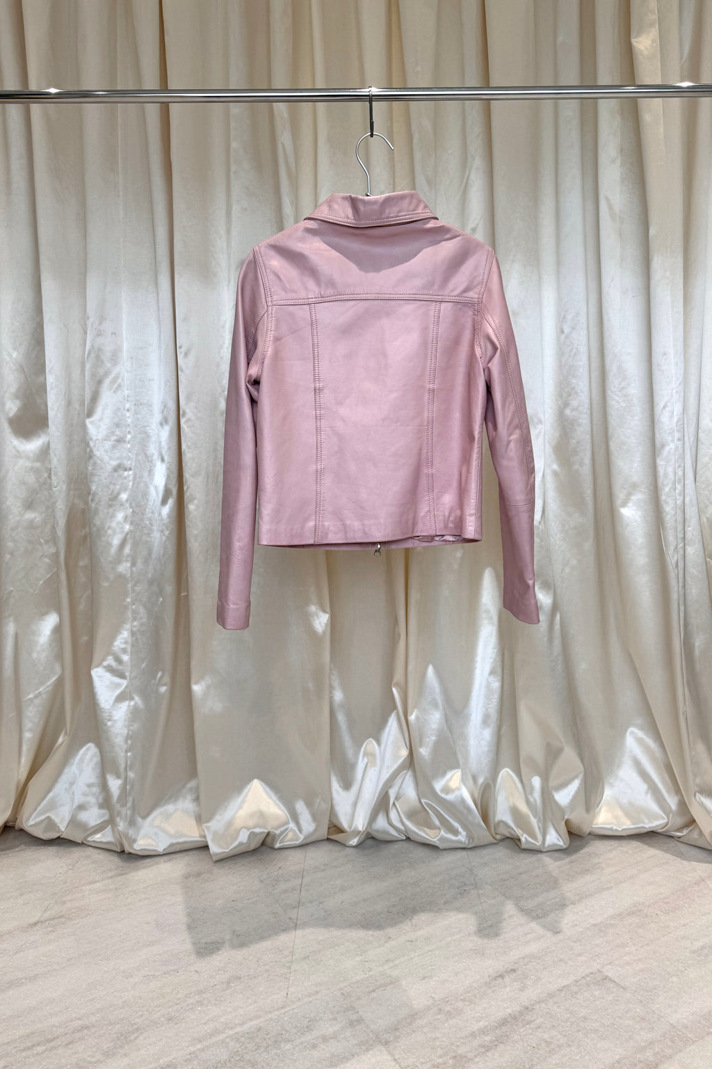 Light Pink Cropped Jacket