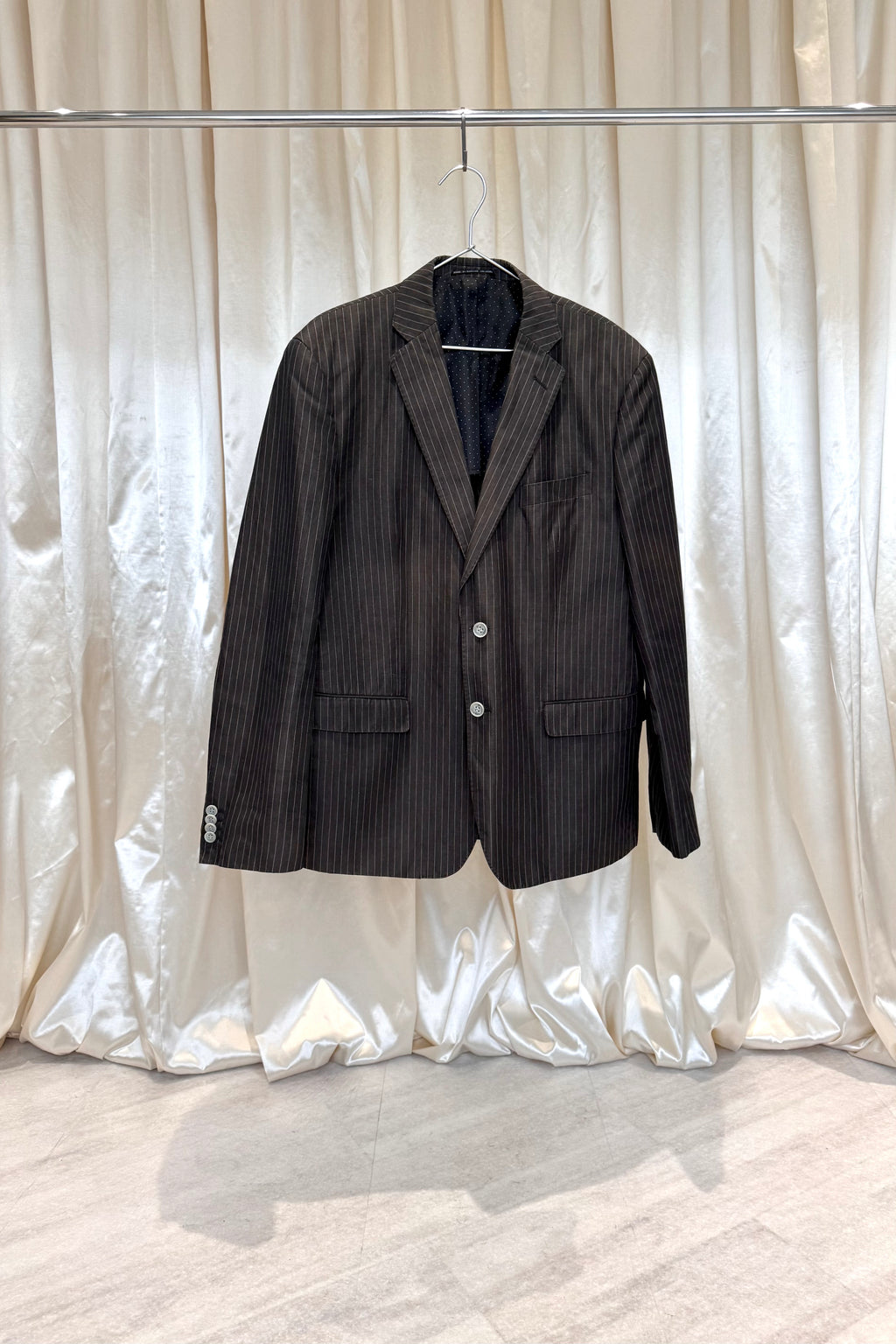 GUESS Grey Pinstripe Blazer