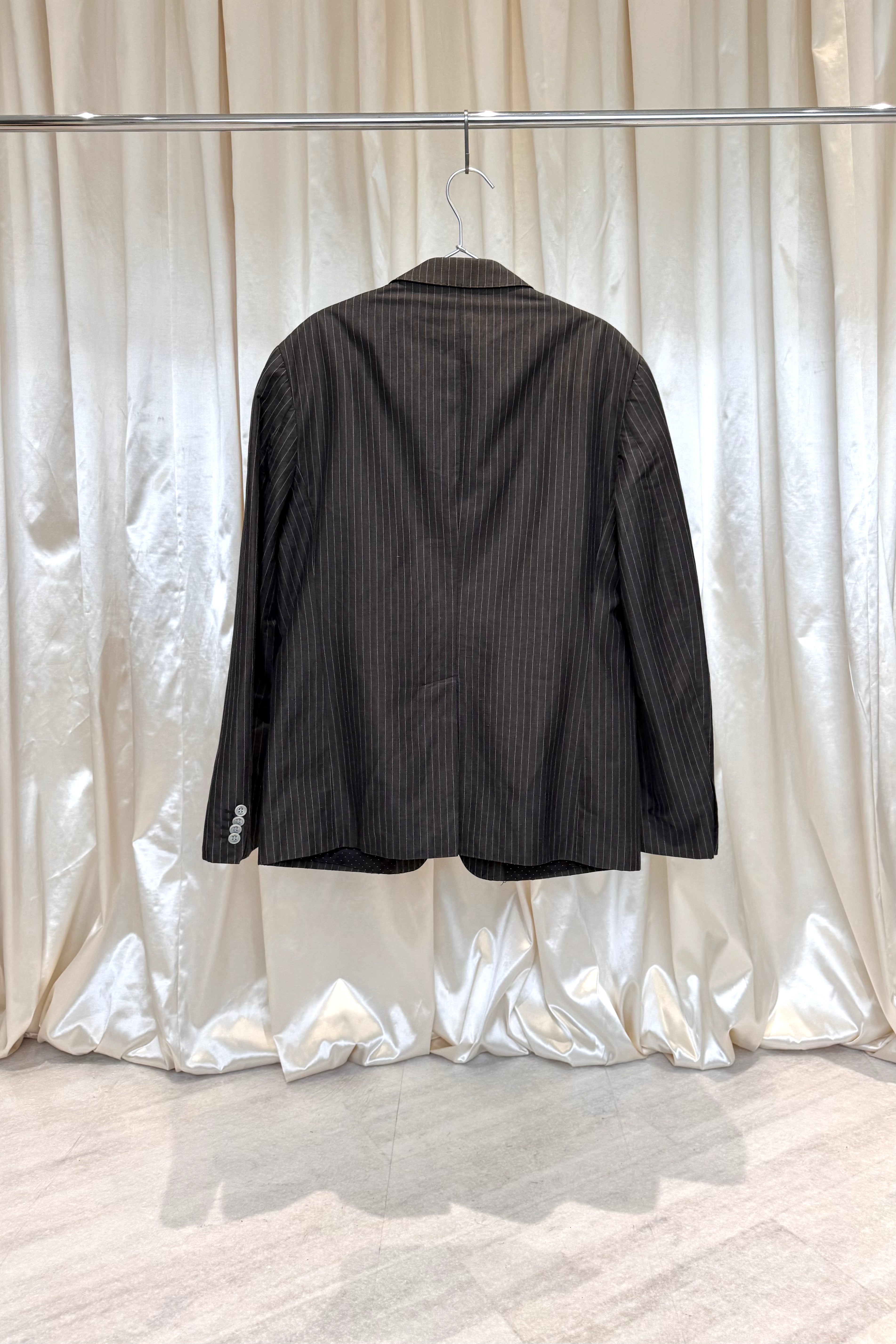 Grey Pinstripe Blazer