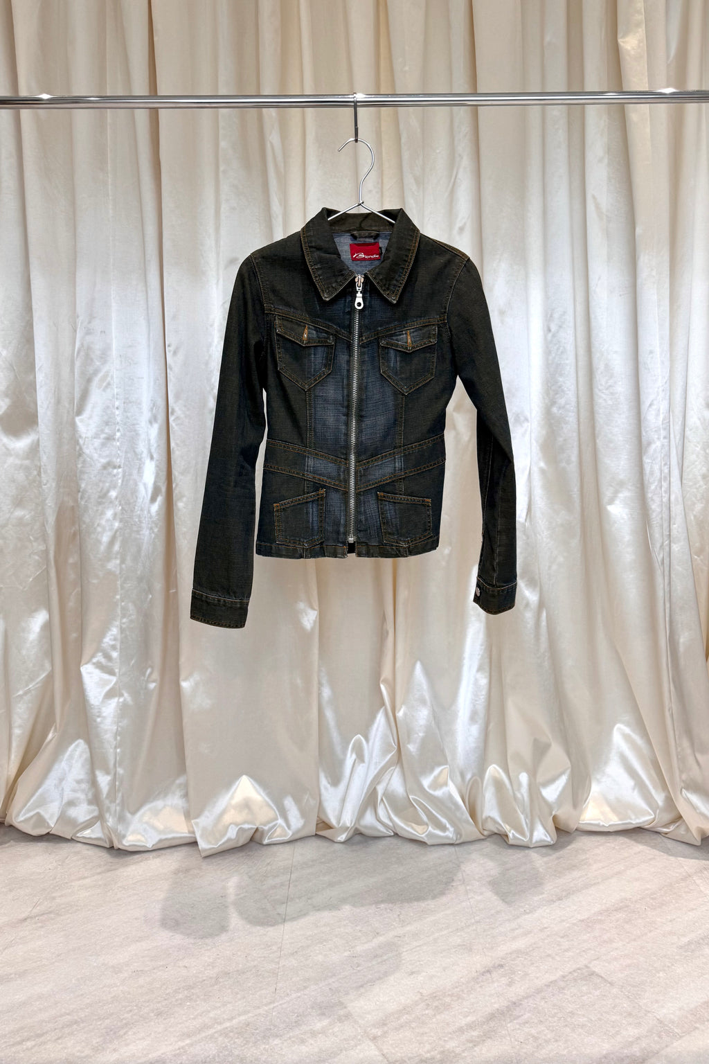 Vintage Dark Denim Jacket