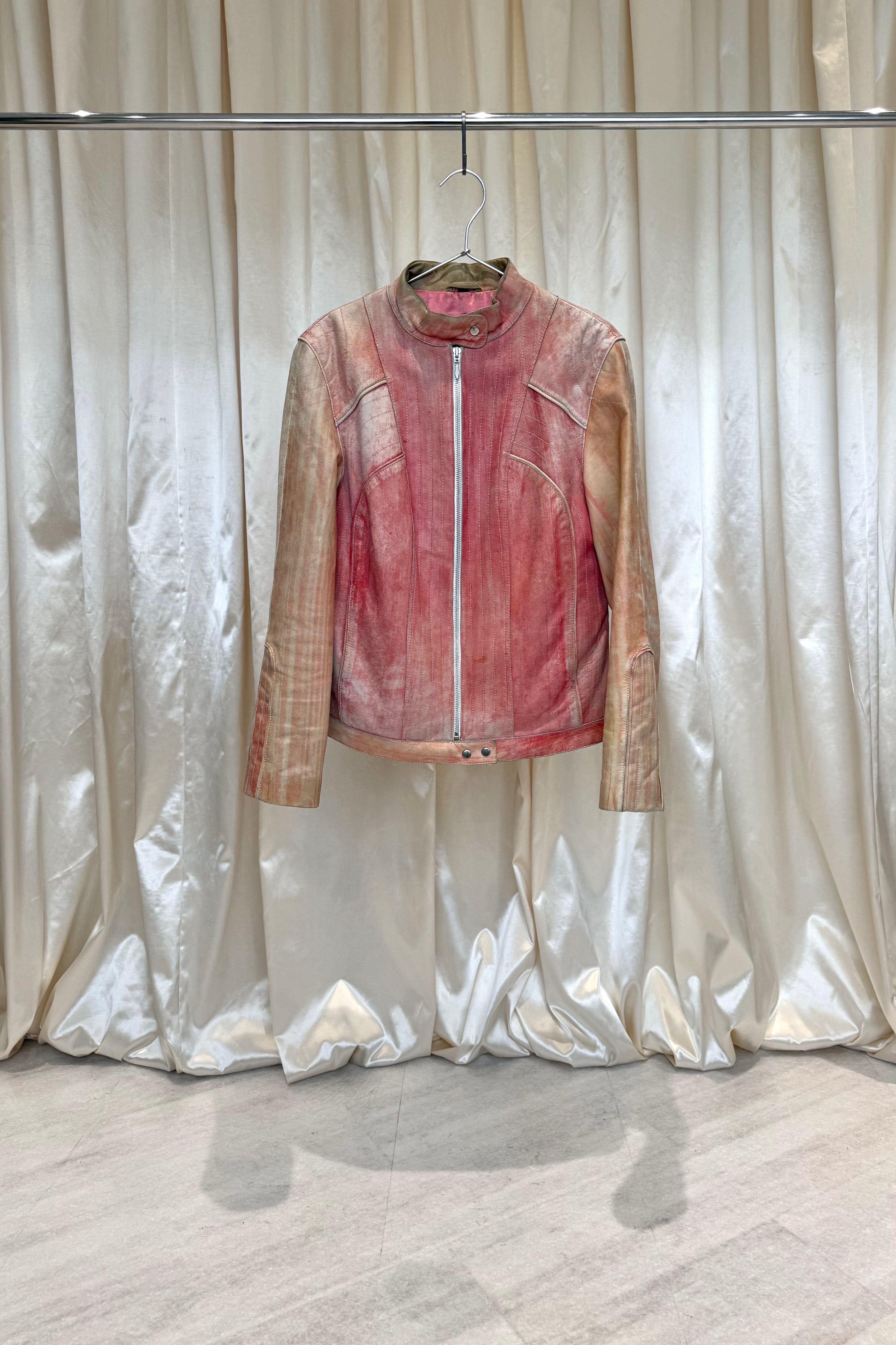 Pink Leather Jacket