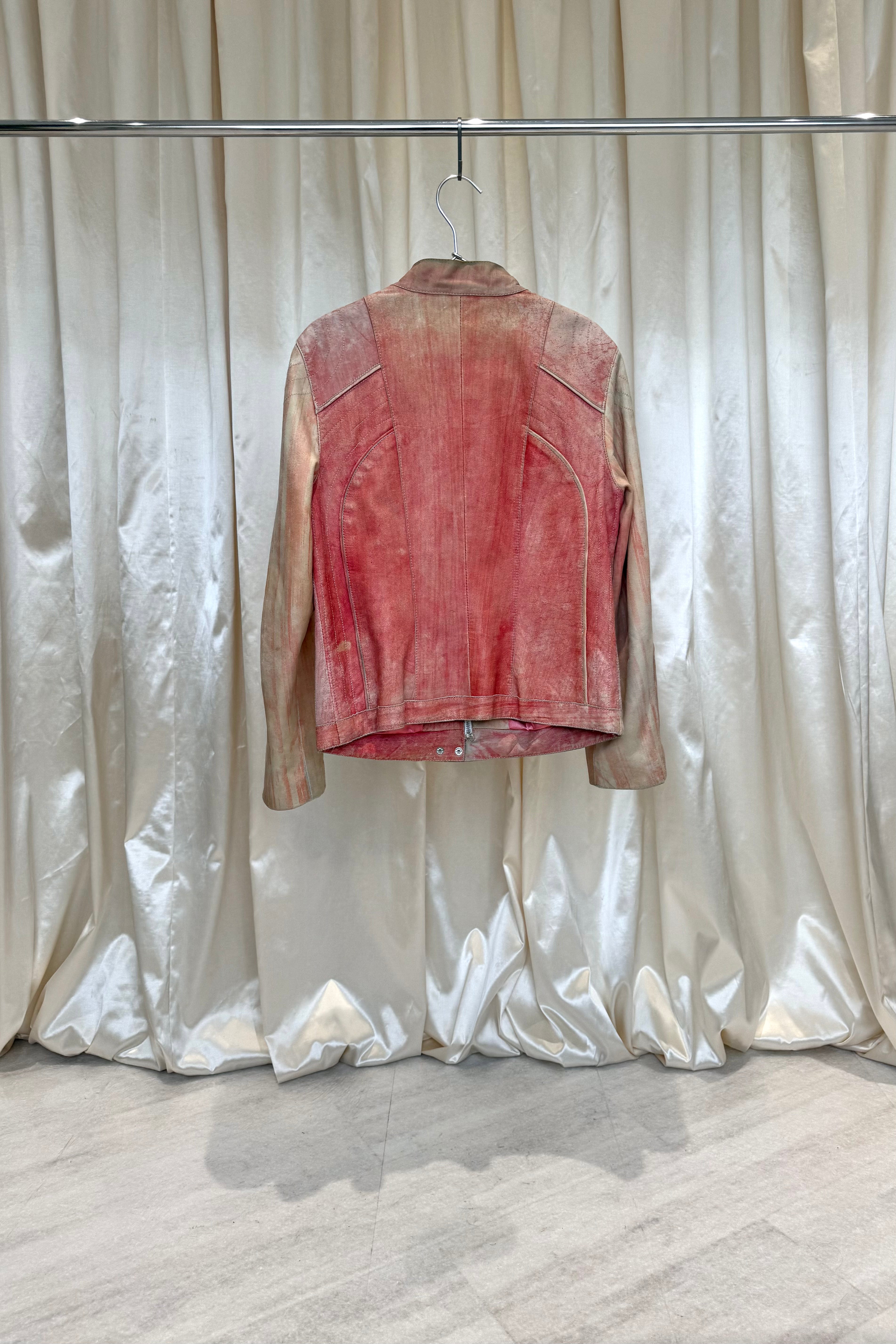 Pink Leather Jacket