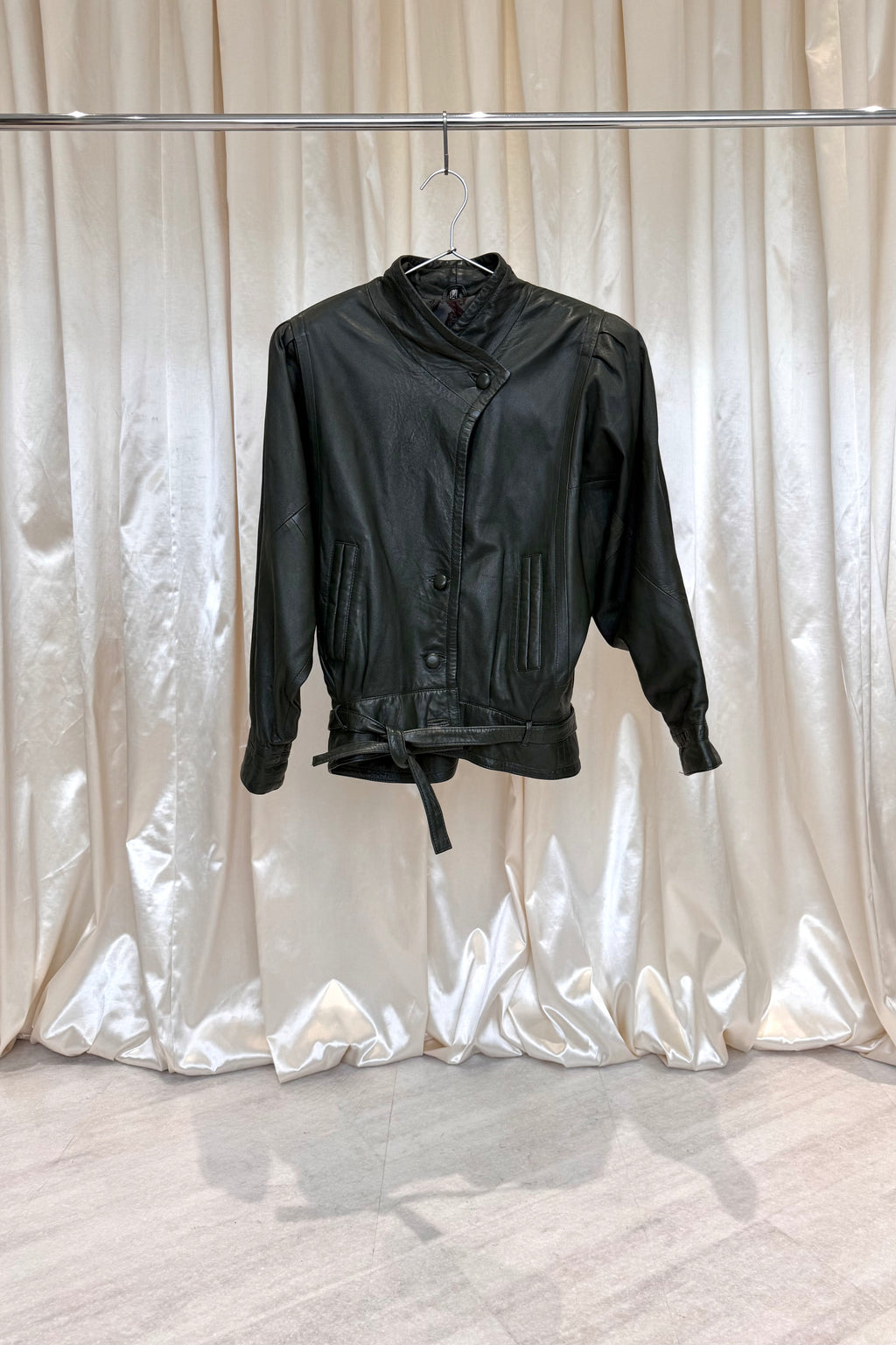 Dark Green Leather Jacket