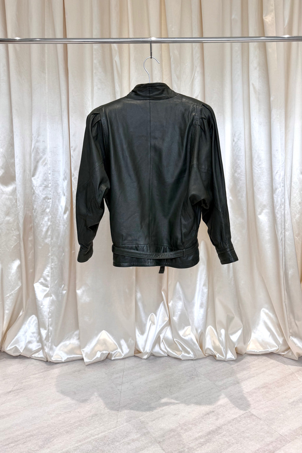 Dark Green Leather Jacket