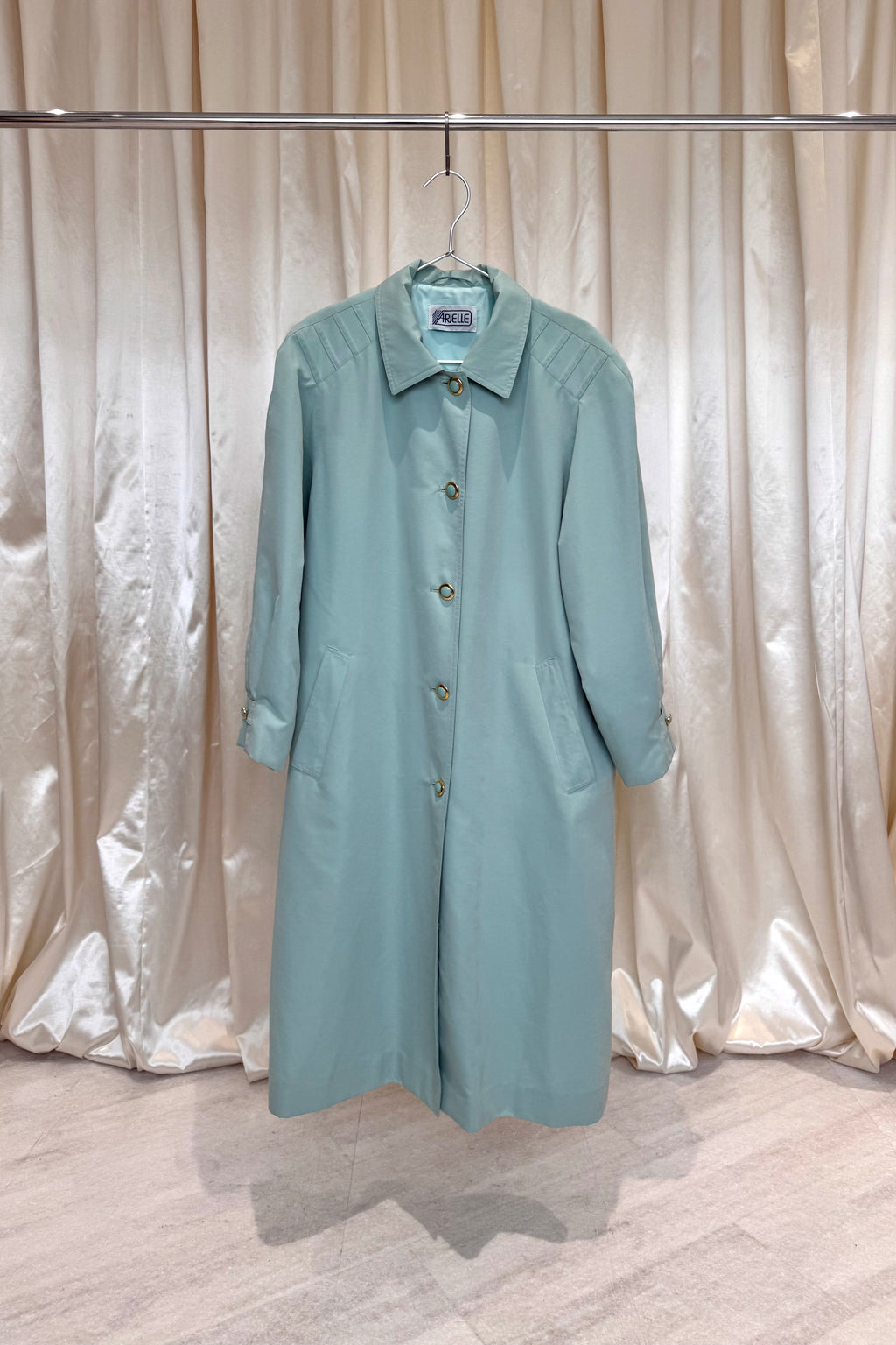 Pastel Blue Vintage Coat