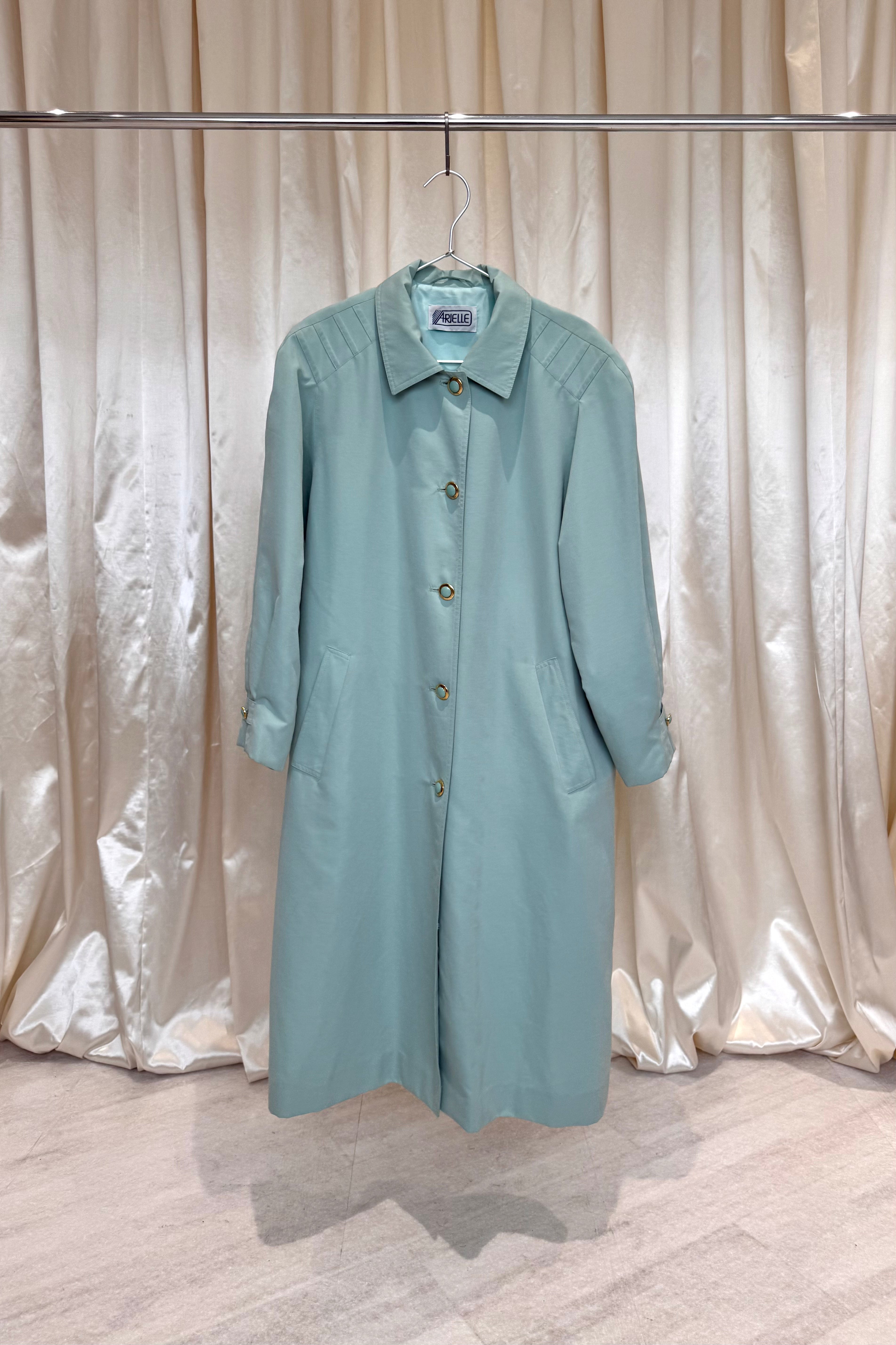 Pastel Blue Vintage Coat