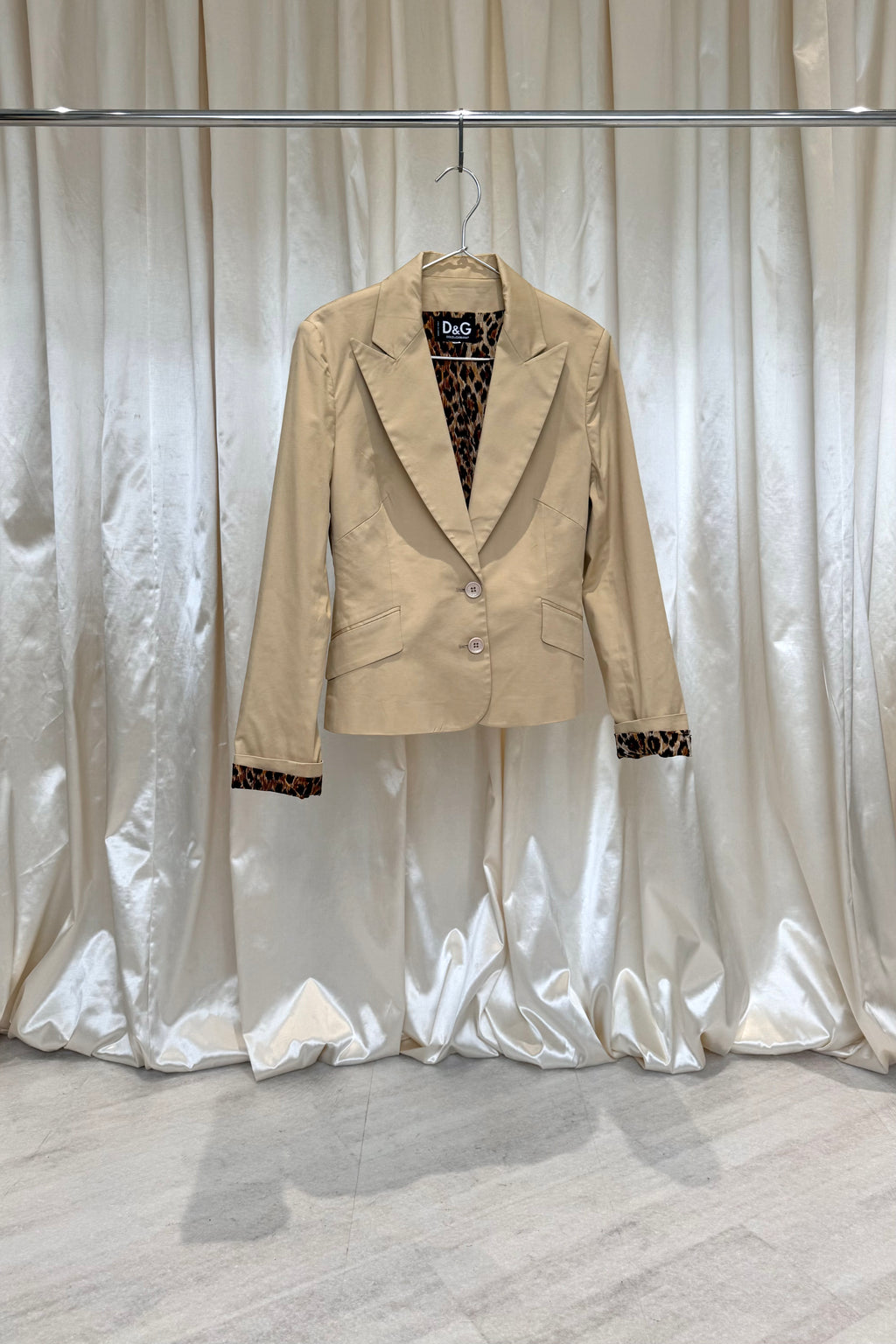 Beige Tailored Blazer