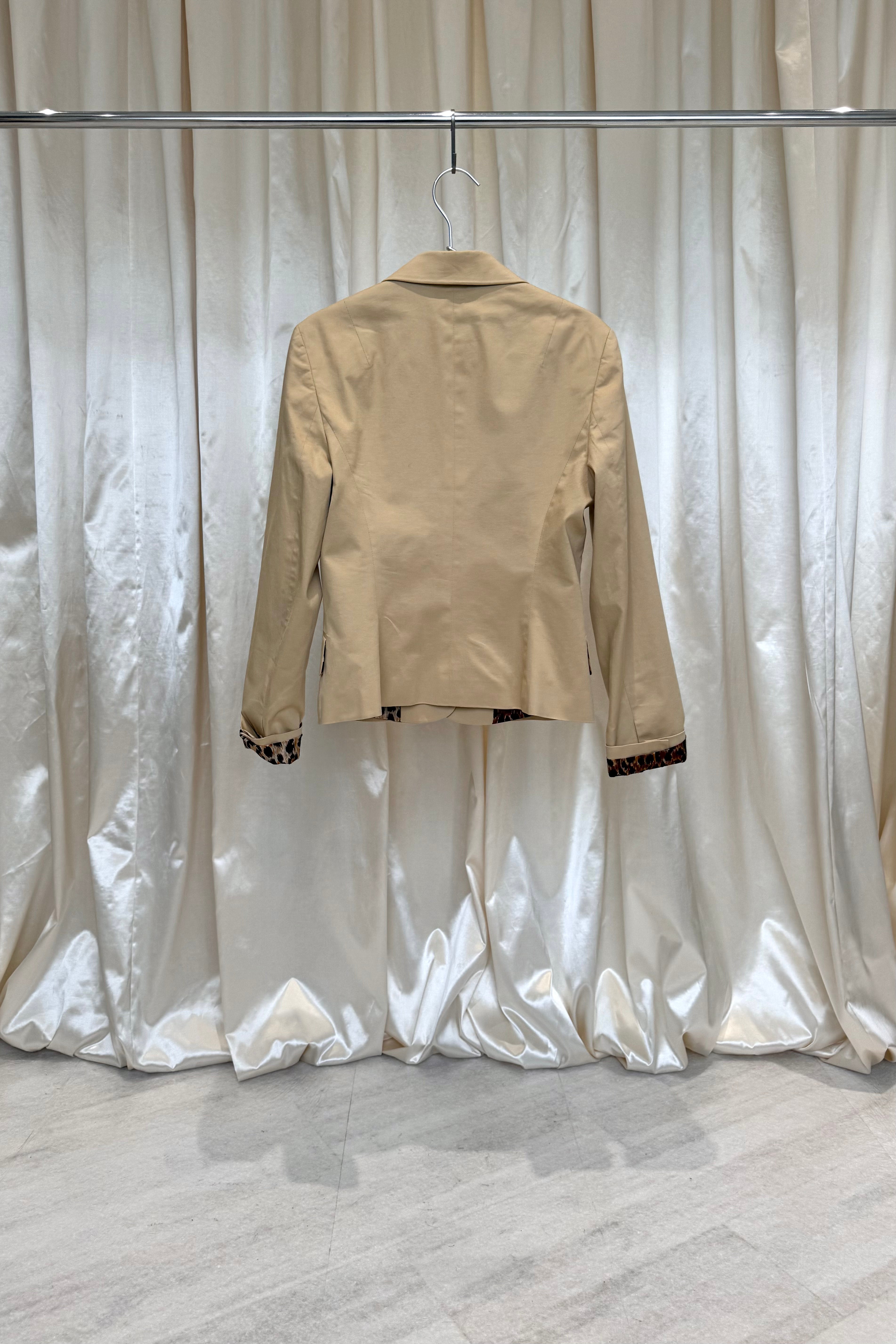 Beige Tailored Blazer