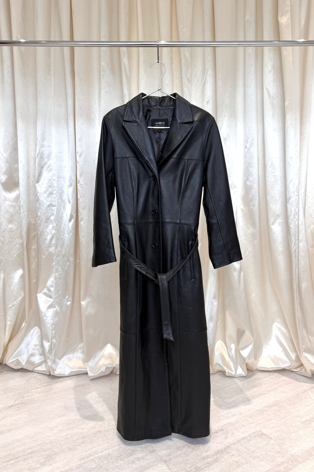 Black Leather Coat