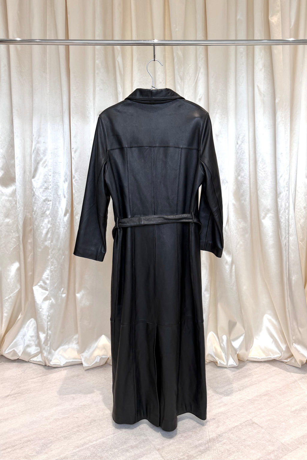 Black Leather Coat