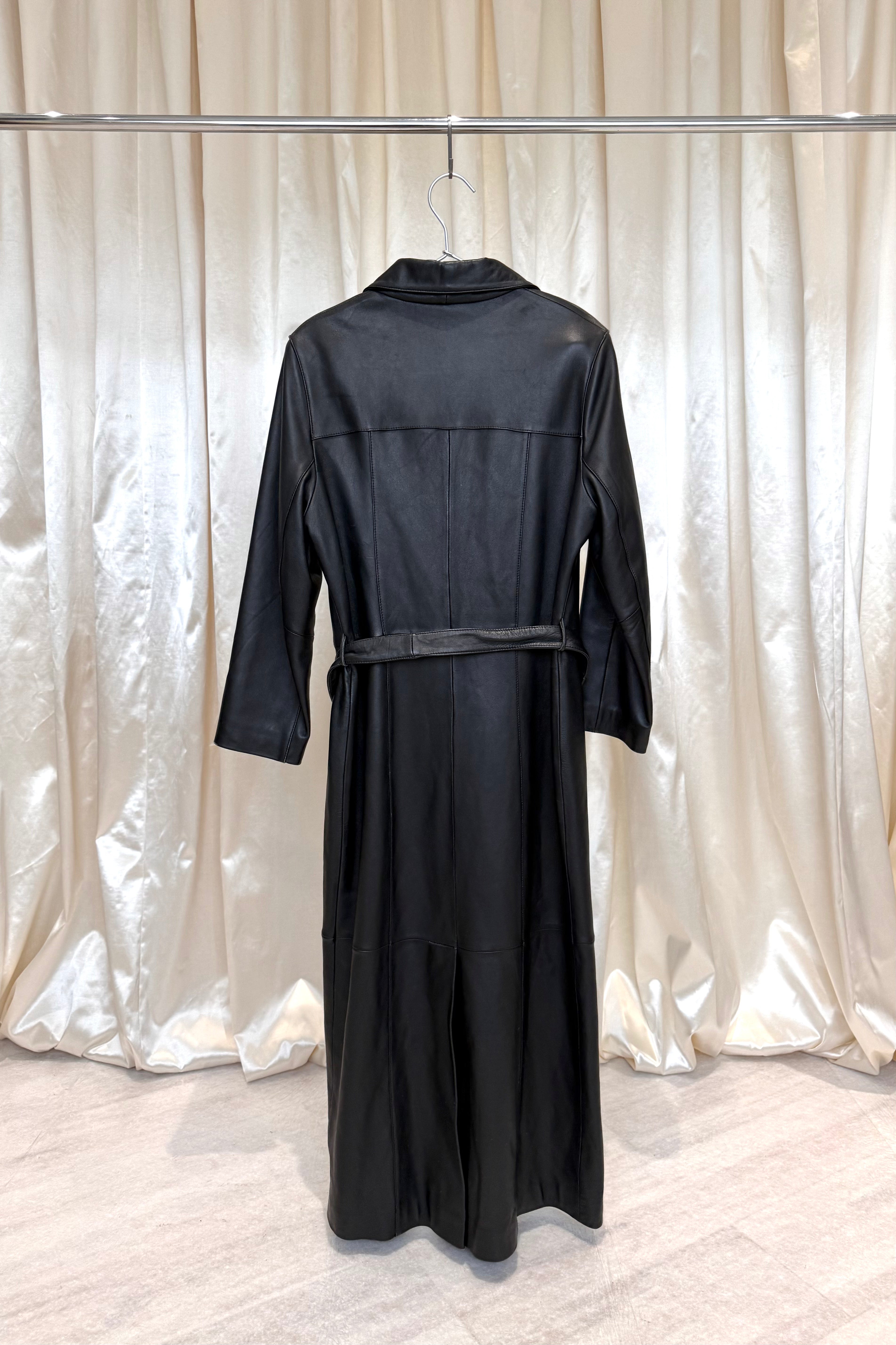 Black Leather Coat