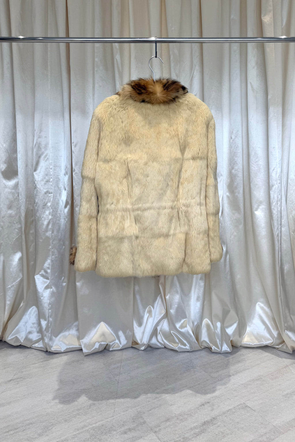 Crimora Cream Fur Coat