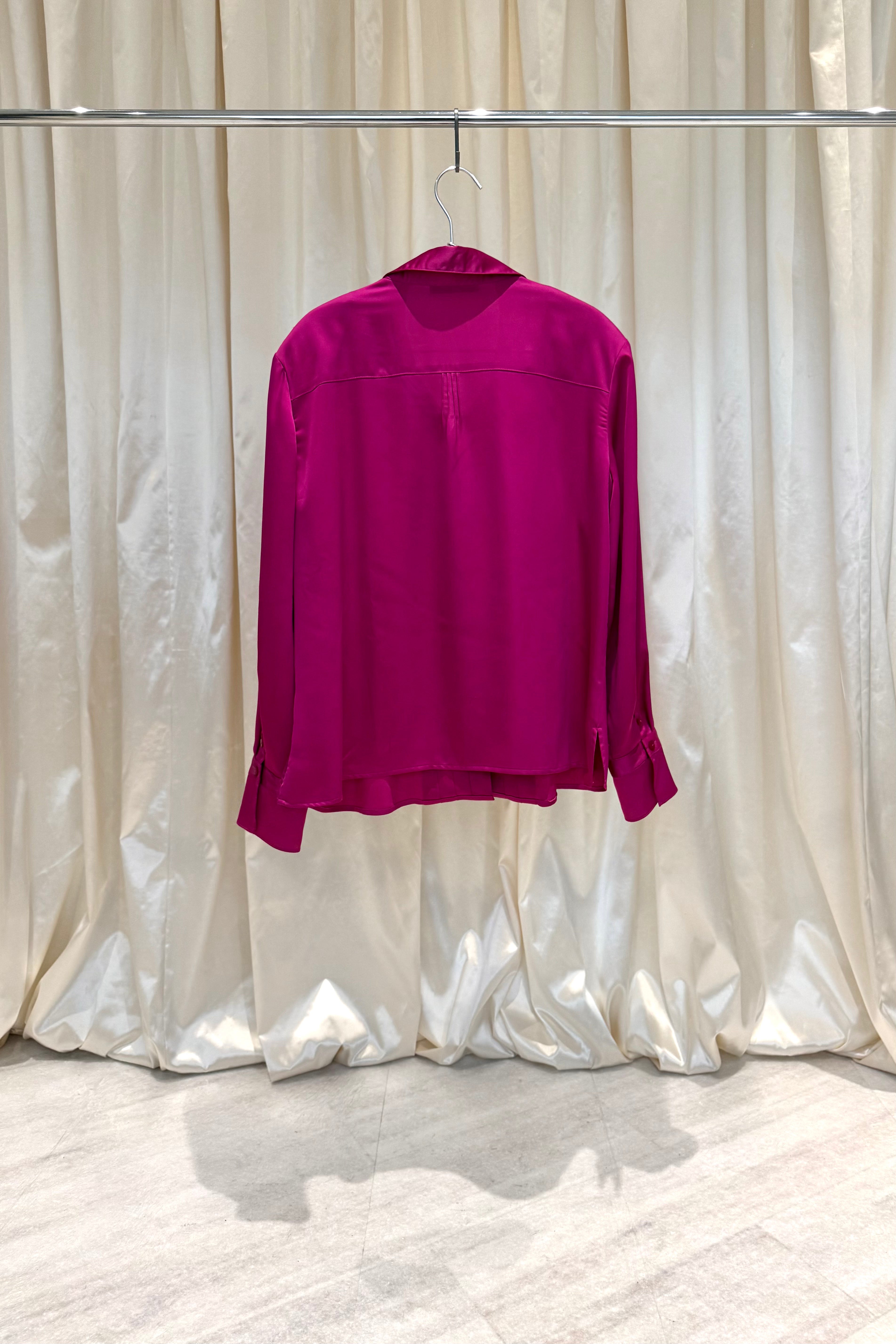 Pink Pleated Shirt