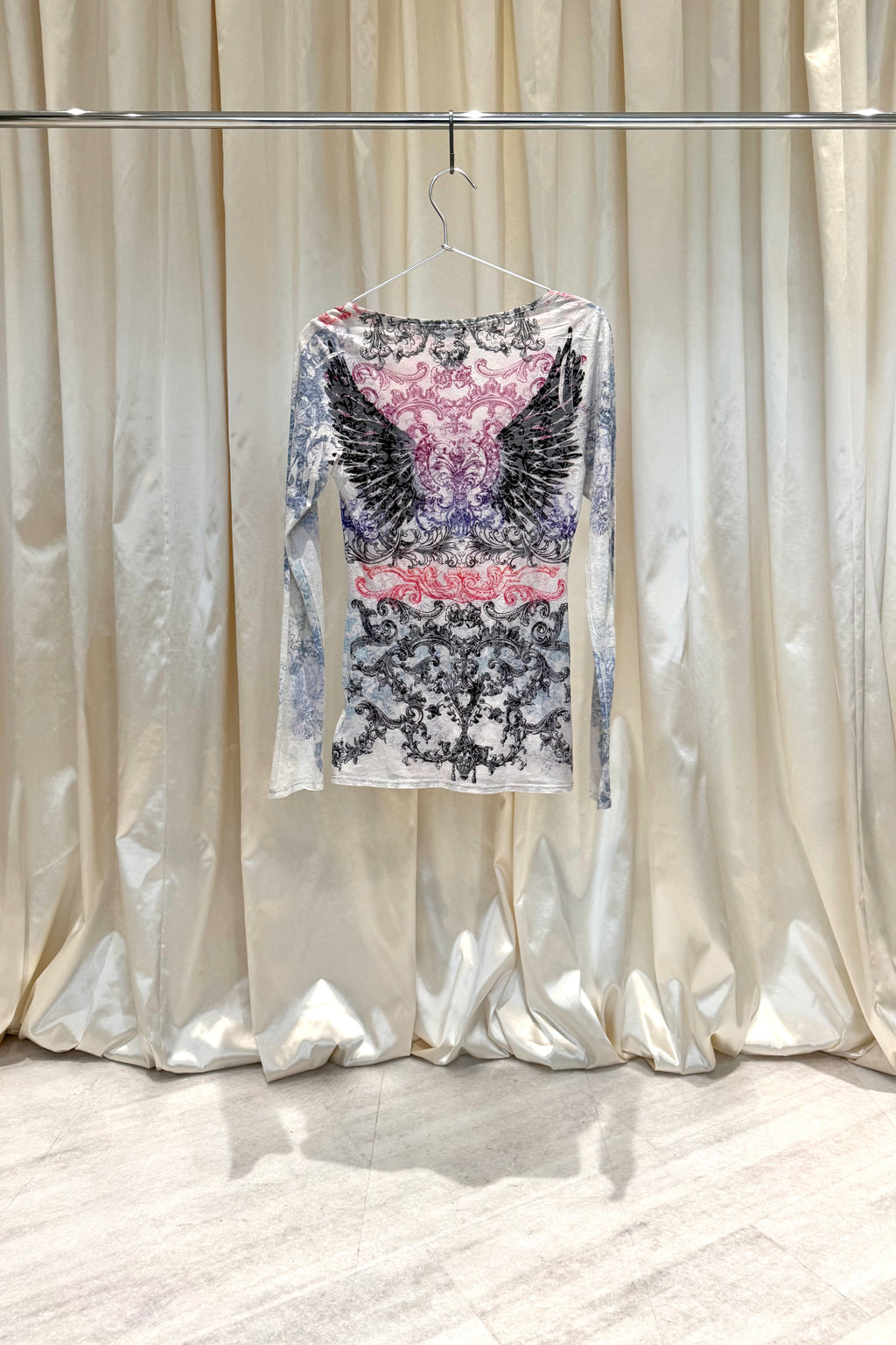 Guess Printed Long-Sleeve Top