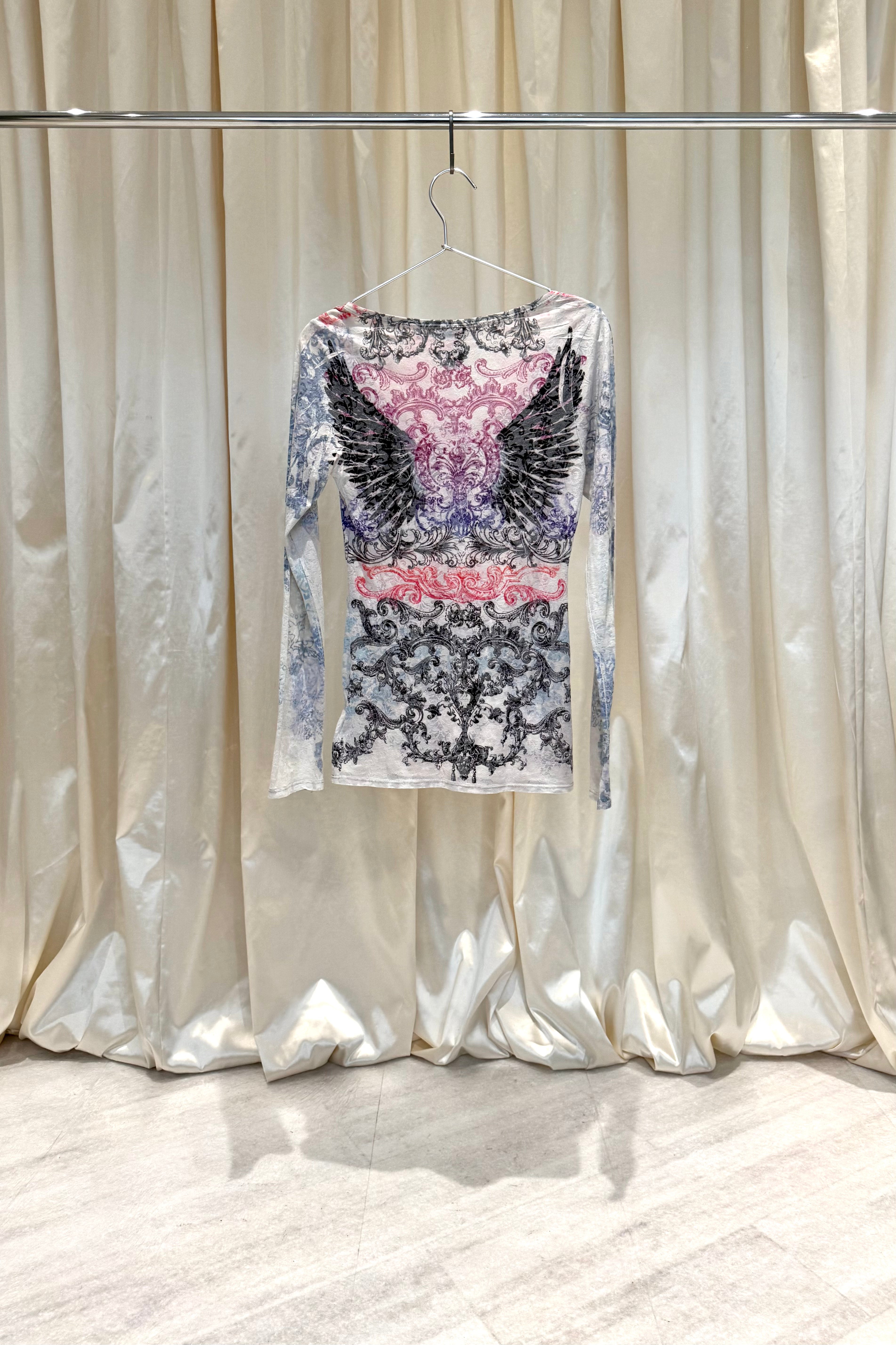 Guess Printed Long-Sleeve Top