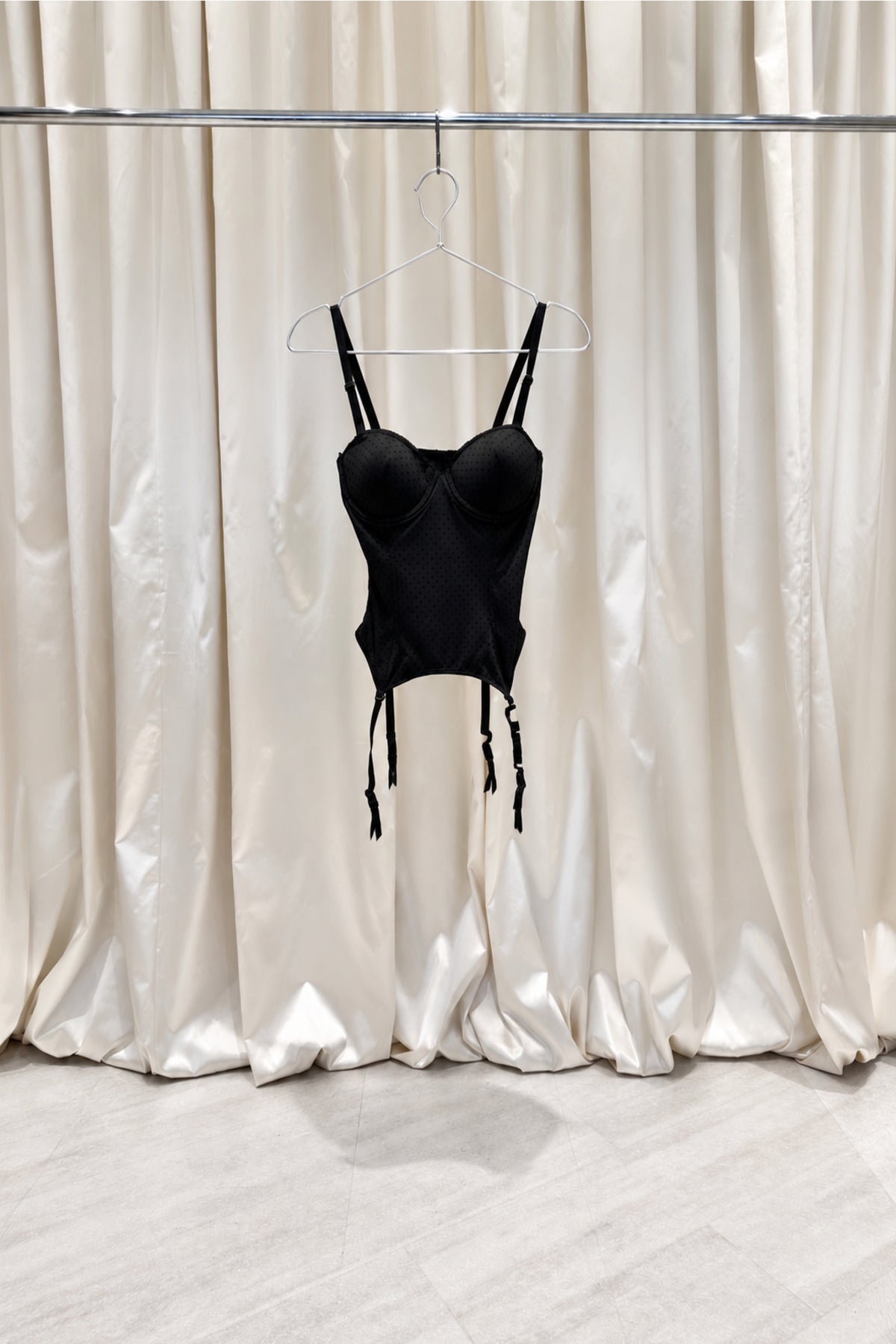 Black Polka Dot Corset