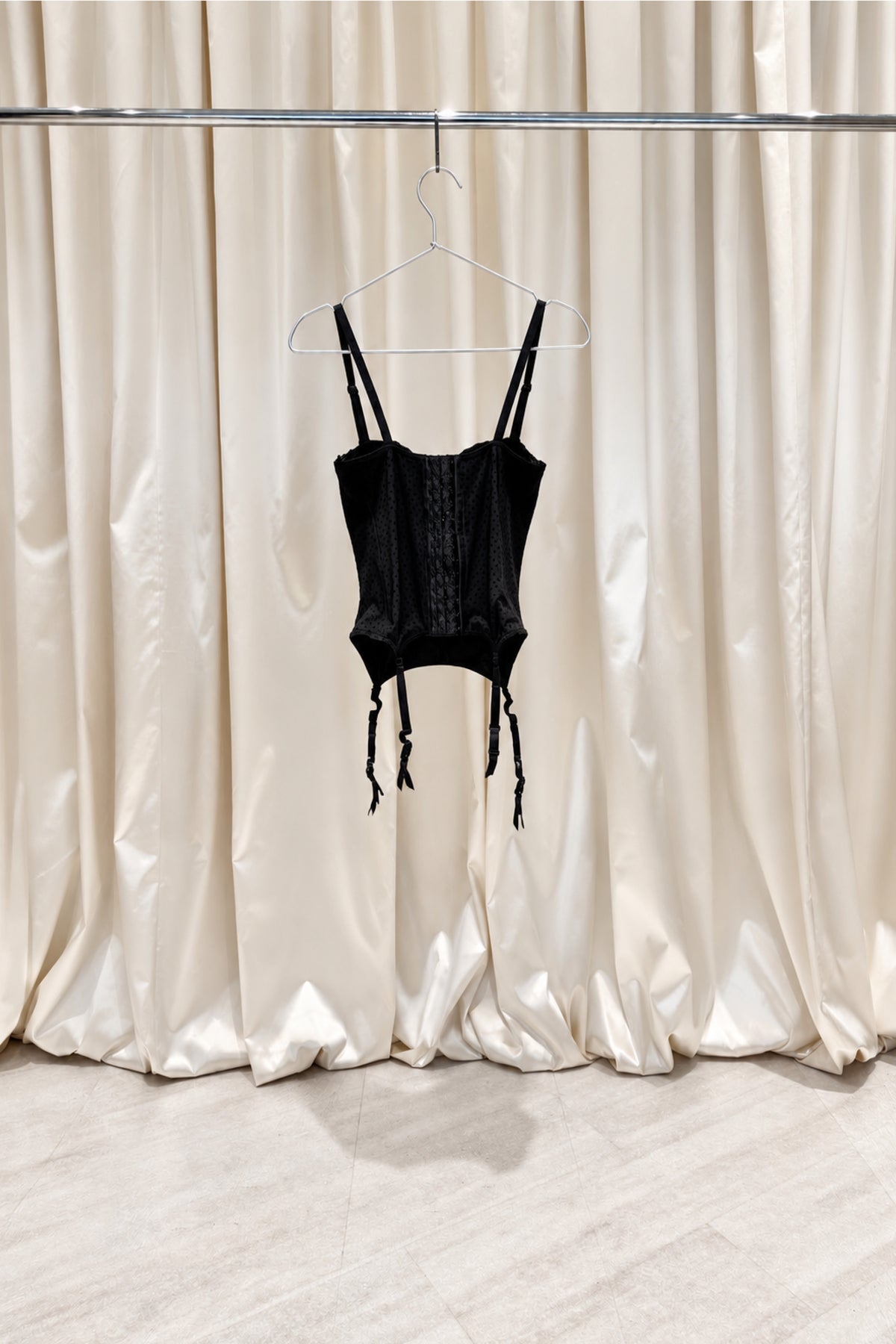 Black Polka Dot Corset